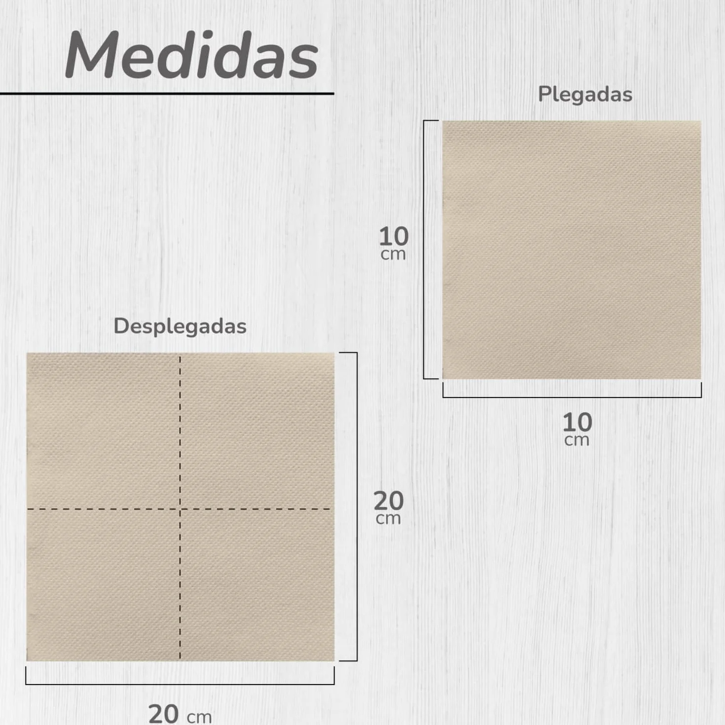 Tovaglioli Cocktail in Carta 100% Riciclabili e Biodegradabili 10x10 cm 600 pezzi + Bicchieri Eco 50 pezzi