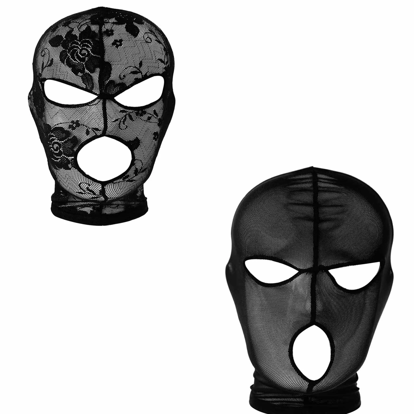 Moda Copricapo Regolabile Pizzo Copertura Viso Per Adulti Halloween Costume