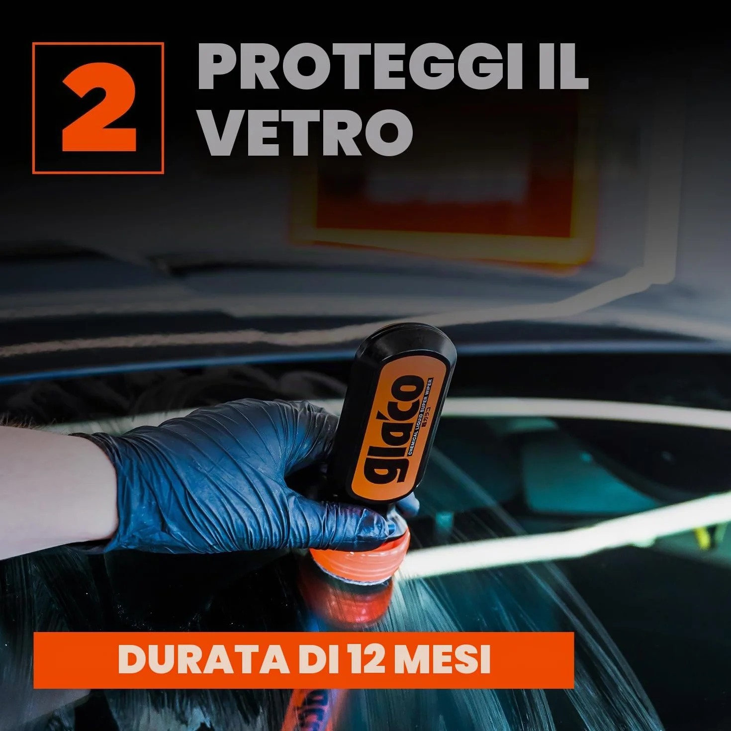 Soft99 Ultra Glaco Disco di Tenuta & Glass Compound Detergente per Vetri