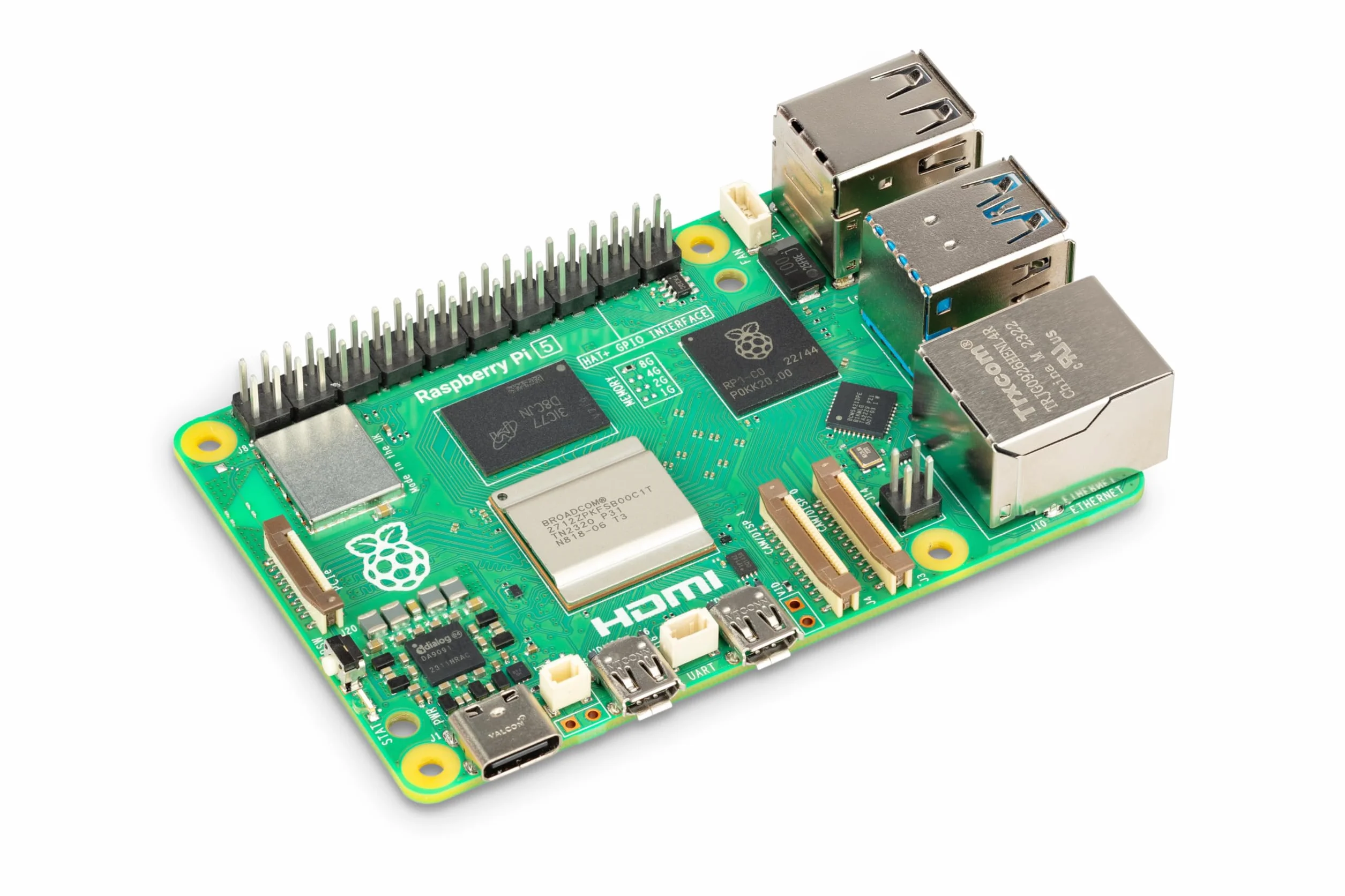 Raspberry Pi 5 8GB Quad-Core ARMA76 (64 Bits - 2,4 GHz)