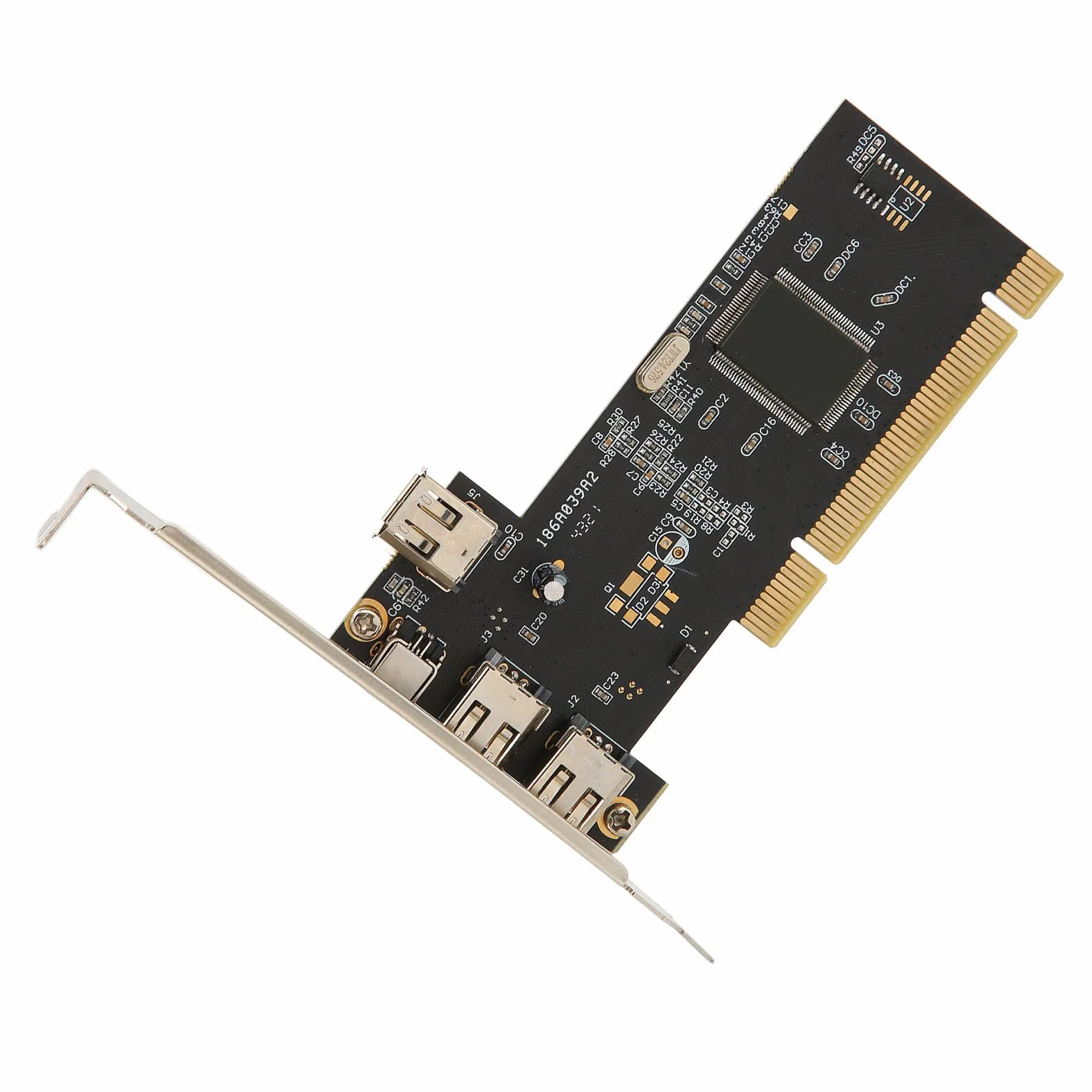 Zunate Scheda Controller Adattatore PCI Express a IEEE Esterno, 7 Porte Scheda Firewire 1394 Adattatore Ethernet PCI Compatibile con Win 98SE, per Me, 2000, XP, Vista, Win 7, Win 8, 32 Bit, 64 Bit