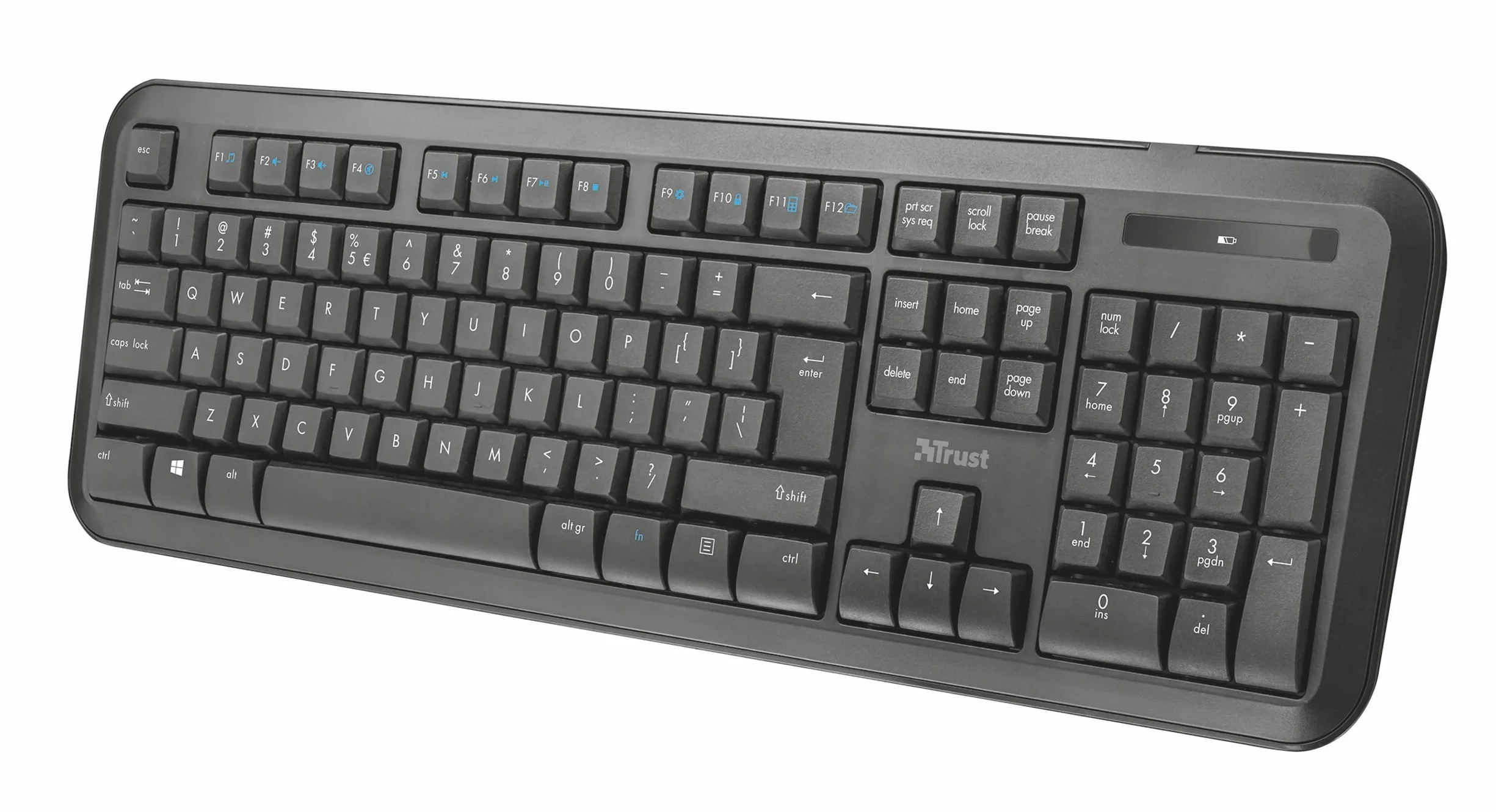 Trust Nova Tastiera e Mouse Wireless, Nero [Layout Italiano]