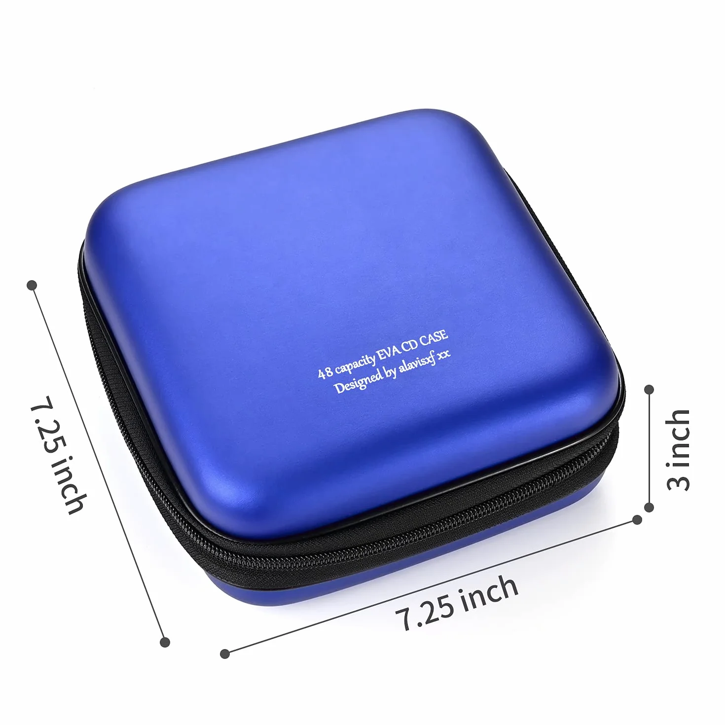 LIOVODE, custodia per cd, in EVA, arganizer da 48 capacità per contenere dvd, portafogli per dischi, supporti di raccolta, per la casa e l'auto