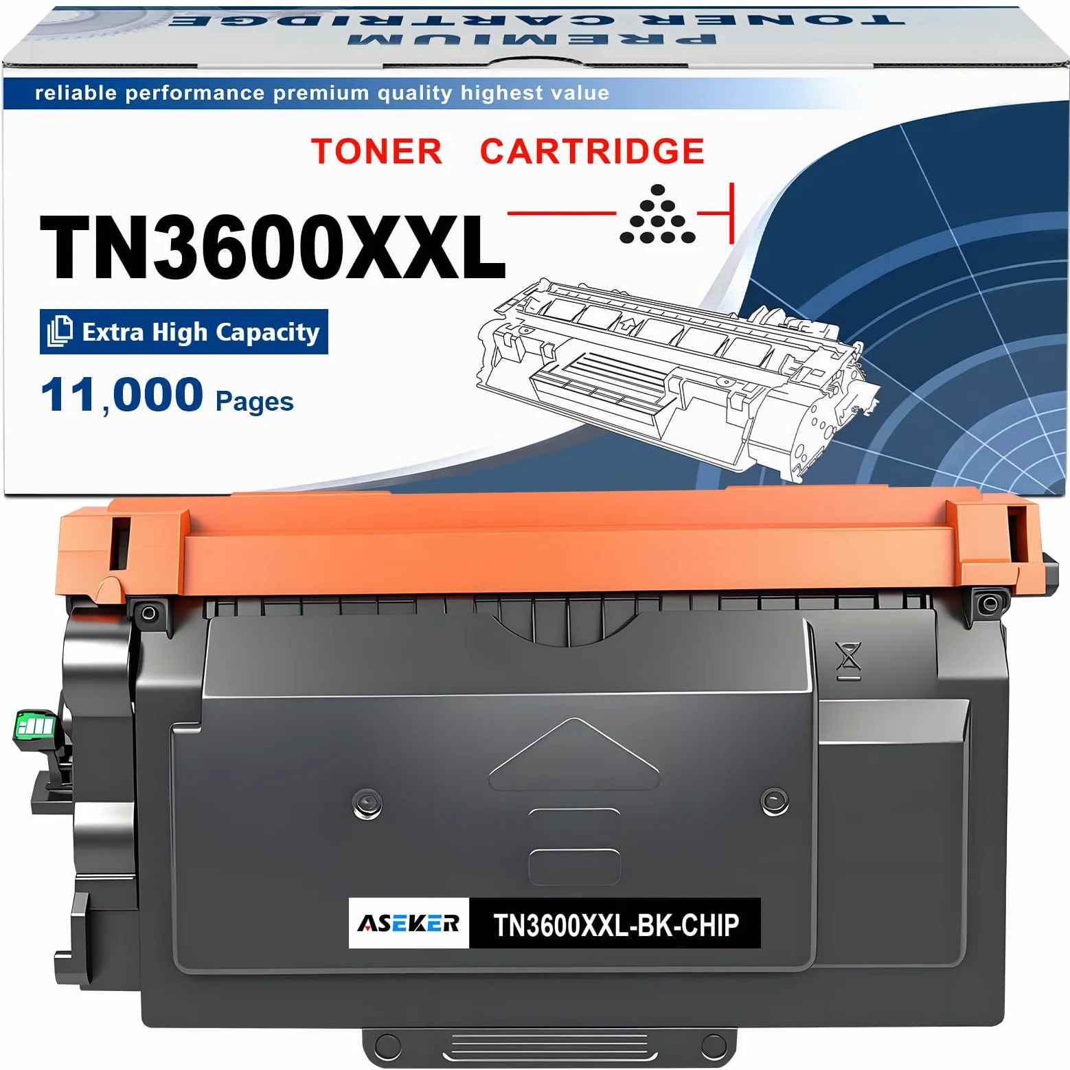 TN3600XXL TN-3600XXL Toner di Cartuccia Compatibile per Brother | TN3600 TN-3600 TN3600XL TN-3600XL HL-L5210DN L5210DW L5215DN L6210DW L6410DN L6415DN MFC-L5710DN L5715DN L6710DW L6910DN