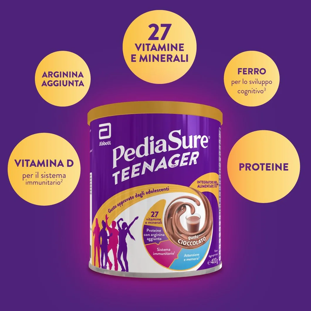 PediaSure Teenager Integratore Multivitaminico 400 g Cioccolato