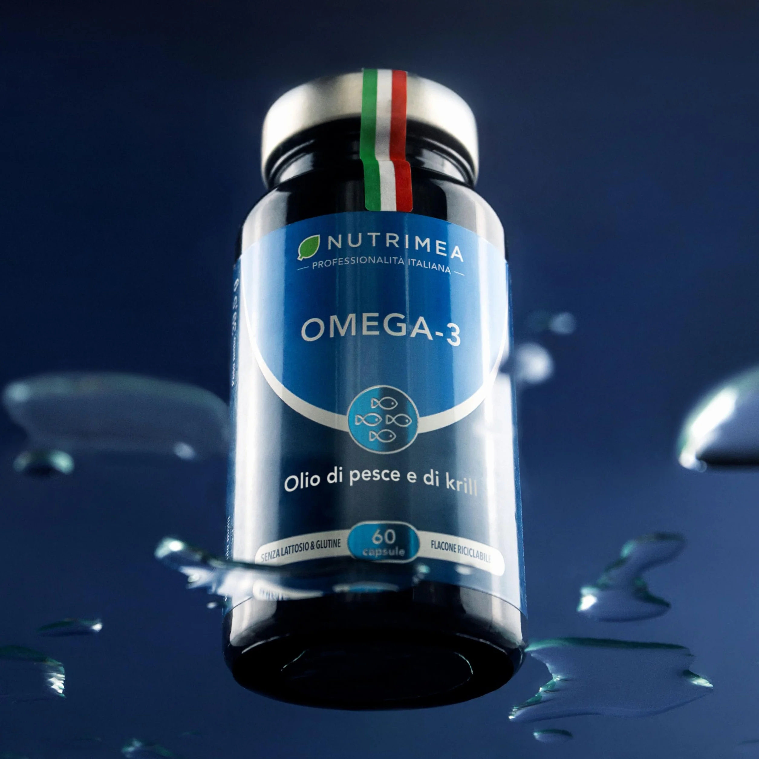 Nutrimea Omega 3 Krill Antartico 60 Capsule Alta Concentrazione EPA DHA Astaxantina
