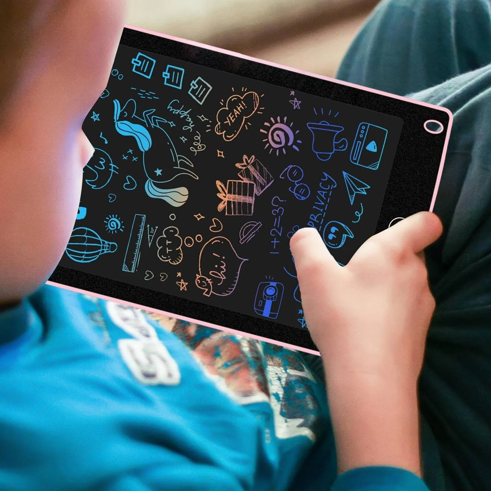 Tavoletta grafica LCD 8,5 pollici per bambini | Tablet educativo da disegno colorato