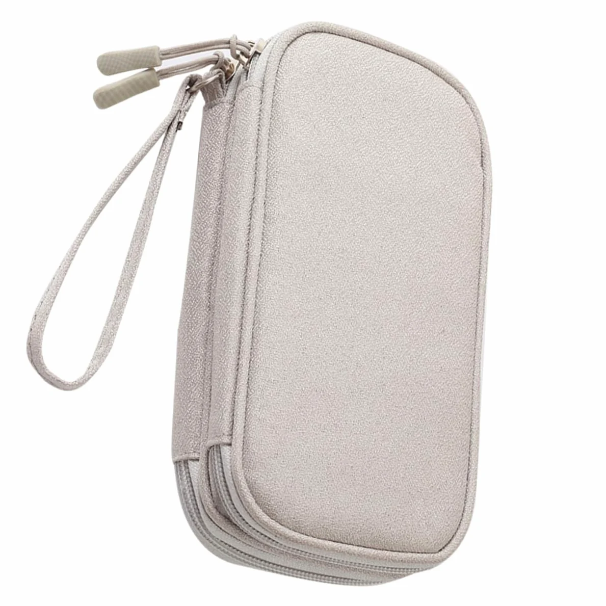 HOMSFOU 4pezzi Organizzatore Elettronico Portatile Per Viaggio Borsa Per Cavi e Accessori Design Compatto Oxford Scomparti Per Cuffie e Caricatori Ottima Protezione e Facile Da Trasportare