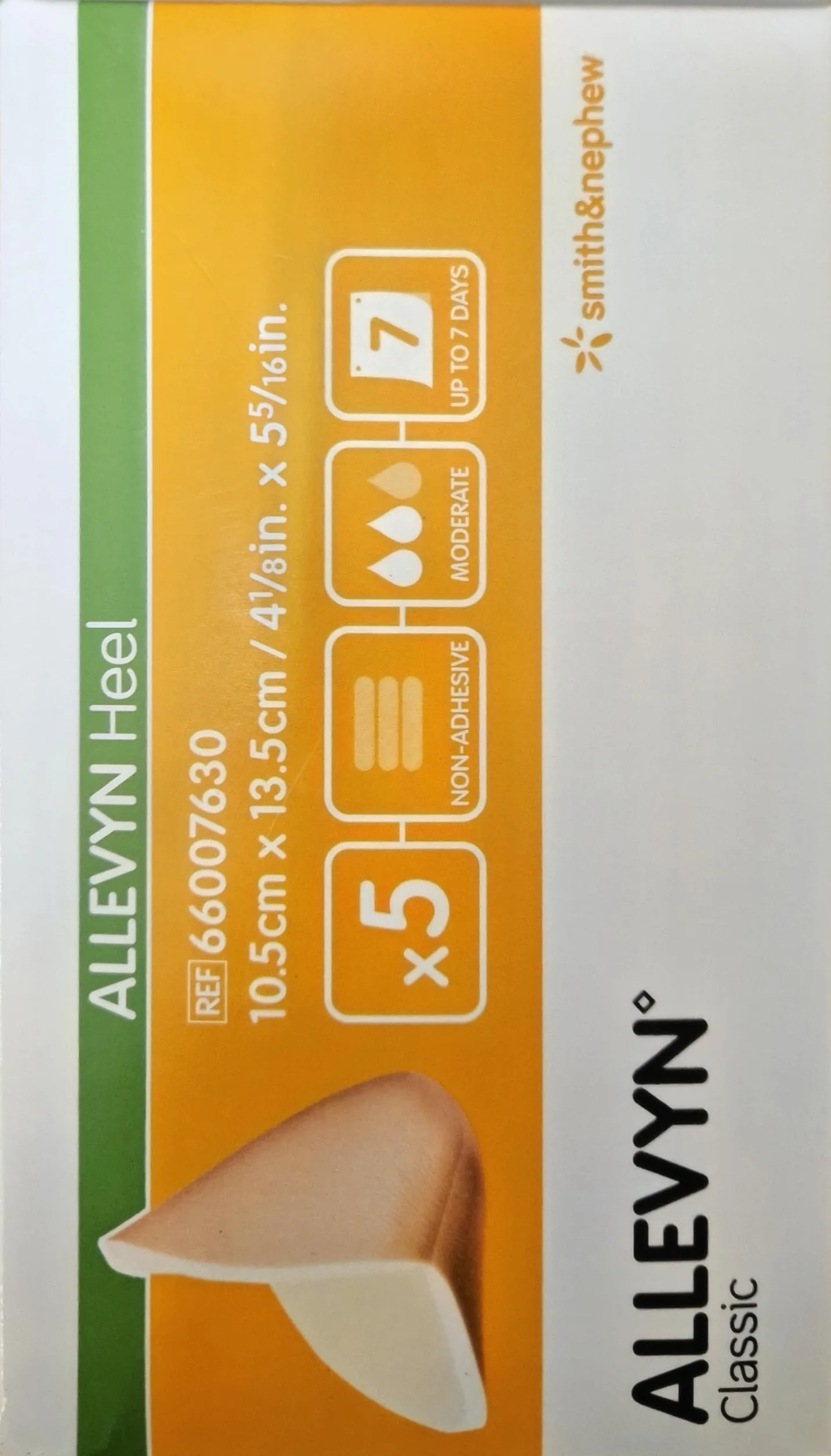Smith & Nephew Allevyn Non Adhesive Heel Pack 5 medicazione