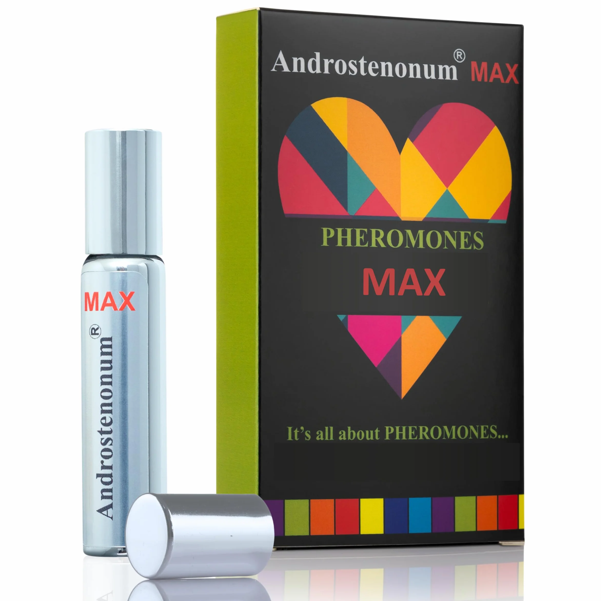 ANDROSTENONUM MAX feromone per uomo 8 ml roll-on attirare donne afrodisiache