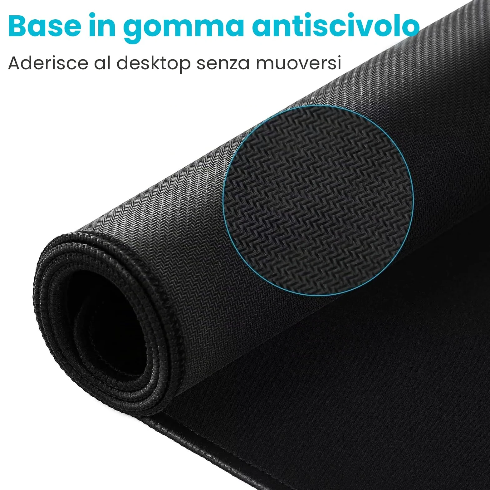 Tappetino per Mouse da Gioco Nero Bianco Grigio Tappetino Mouse XXL 1200x600x3mm Morbido Confortevole e Resistente Fondo Antiscivolo in Gomma Naturale Adatto per Ufficio e Gioco