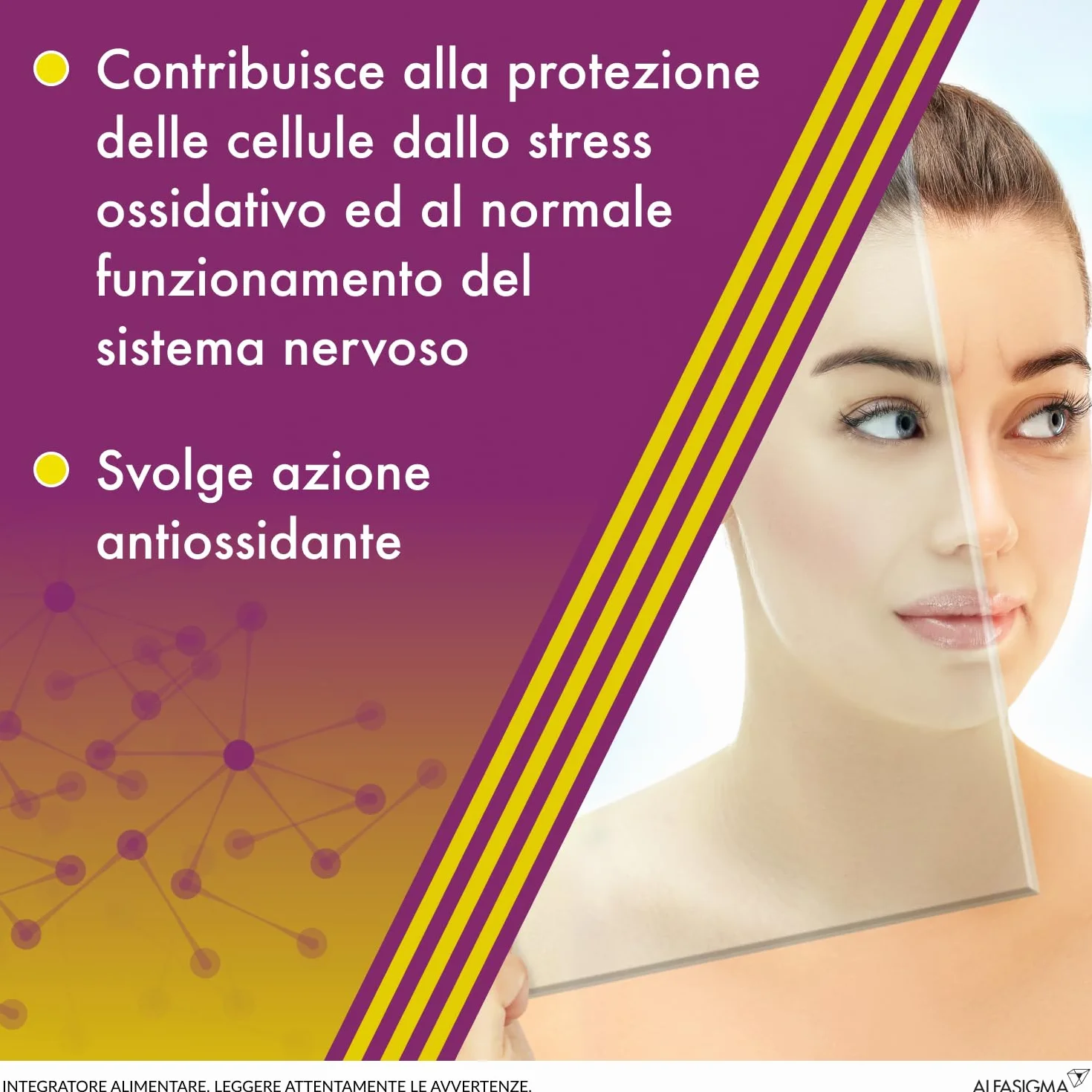 Alanerv Integratore Alimentare Acido Alfa-Lipoico Acido Gamma-Linoleico Vitamine Selenio 20 Compresse