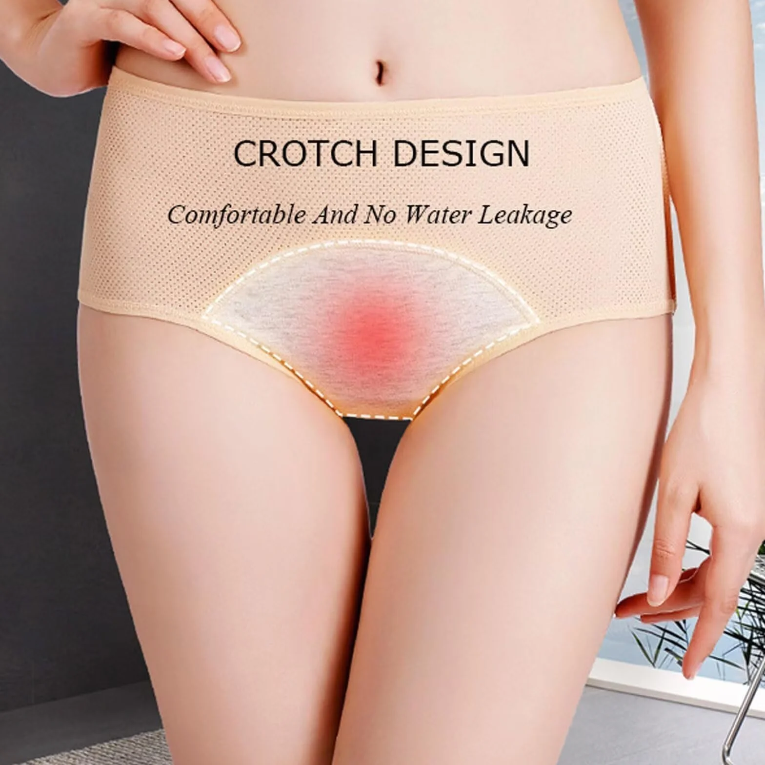 Mutandine per incontinenza urinarie lavabili da donna impermeabili