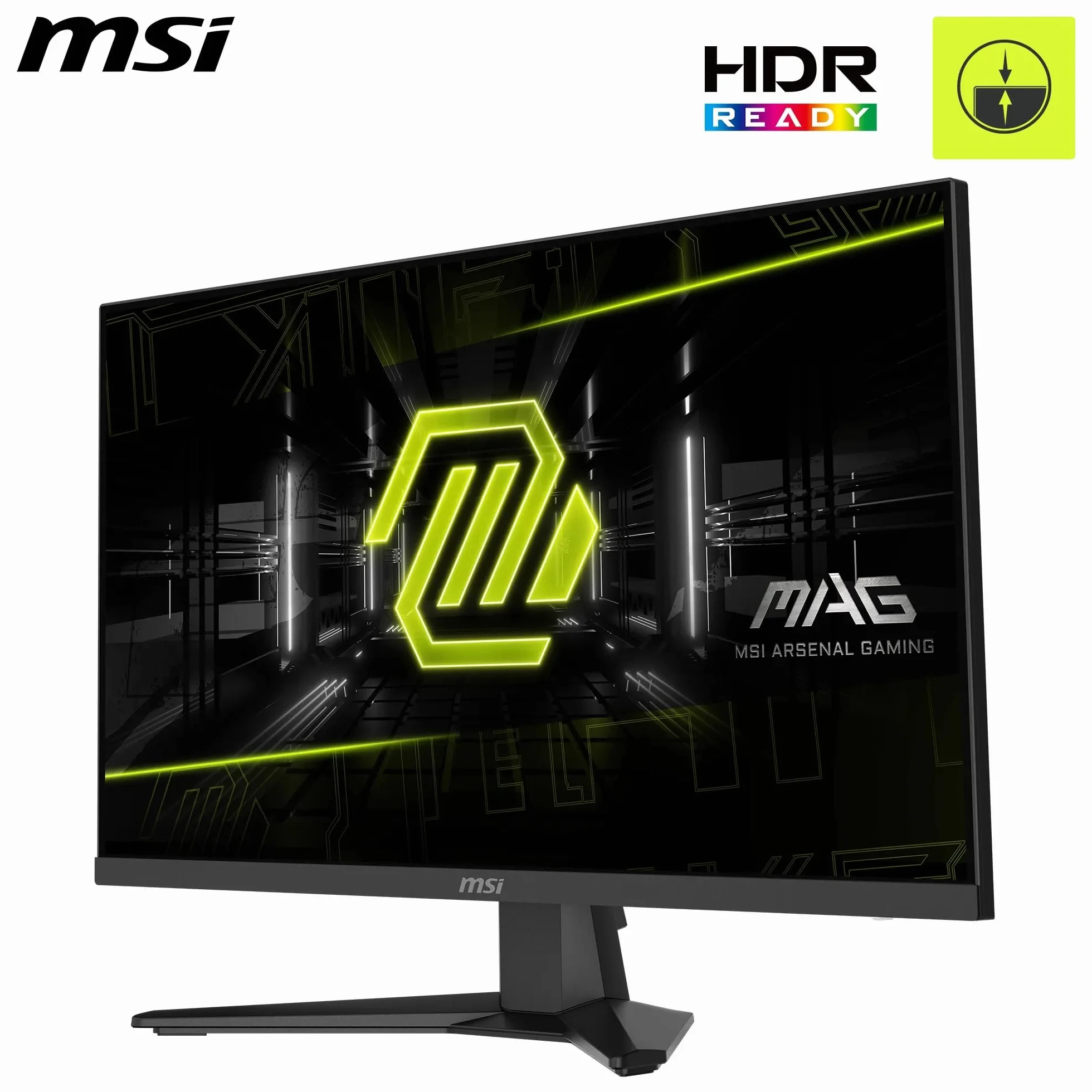 msi MAG 274QF X24 Monitor Gaming 27" WQHD – 2560x1440 Rapid IPS, 240Hz, 0,5ms, HDR Ready - AMD FreeSync Premium, Eye Care, AI Vision, HDMI 2.0b, DP 1.4a, Supporto Inclinabile, VESA Mount, Nero