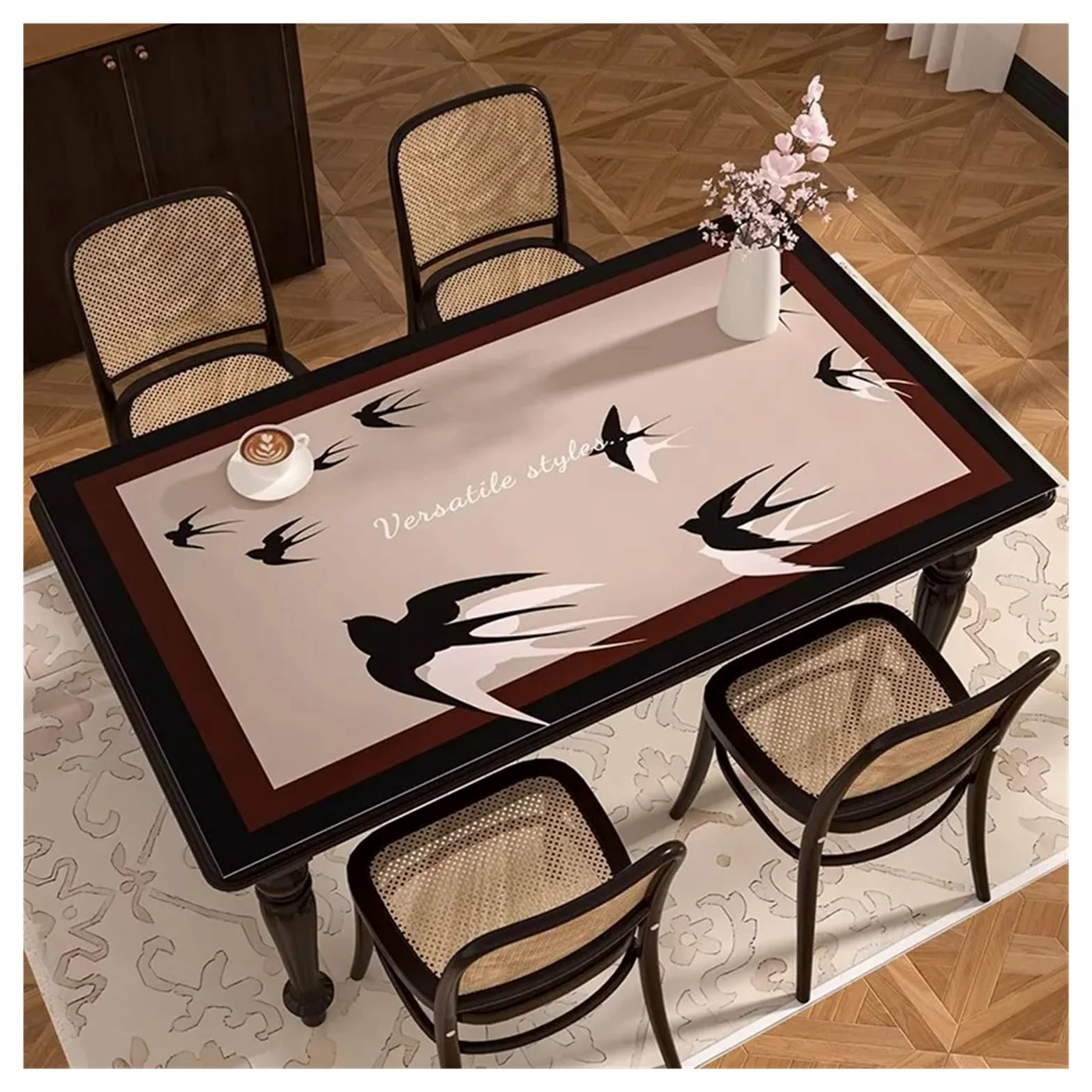 Tappetino da scrivania in pelle Tovaglia in pelle Feelings No-Wa, impermeabile, resistente al calore, ignifuga, protezione for la superficie del tavolo da tè(Color 3,90 * 160cm)