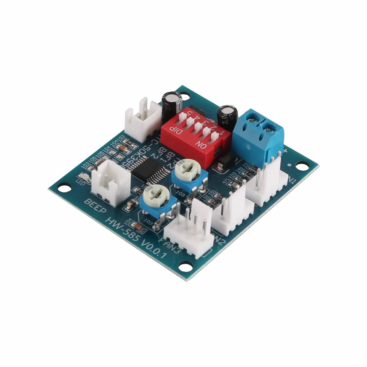 PWM Standalone Fan Controller DC 12V 4 Fili Termostato Modulo per Temperatura Ventola PC