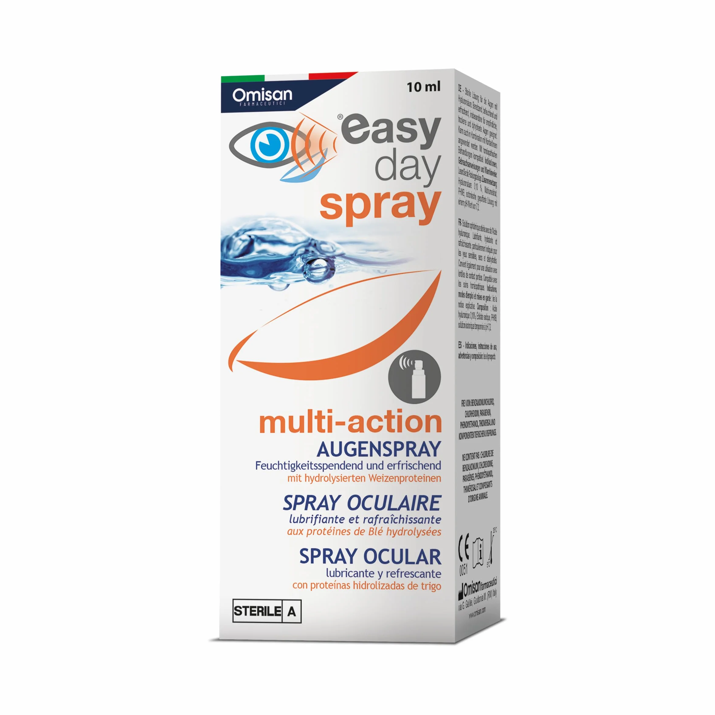 Spray Oculare Bianco 10 Millilitri Multi-Action