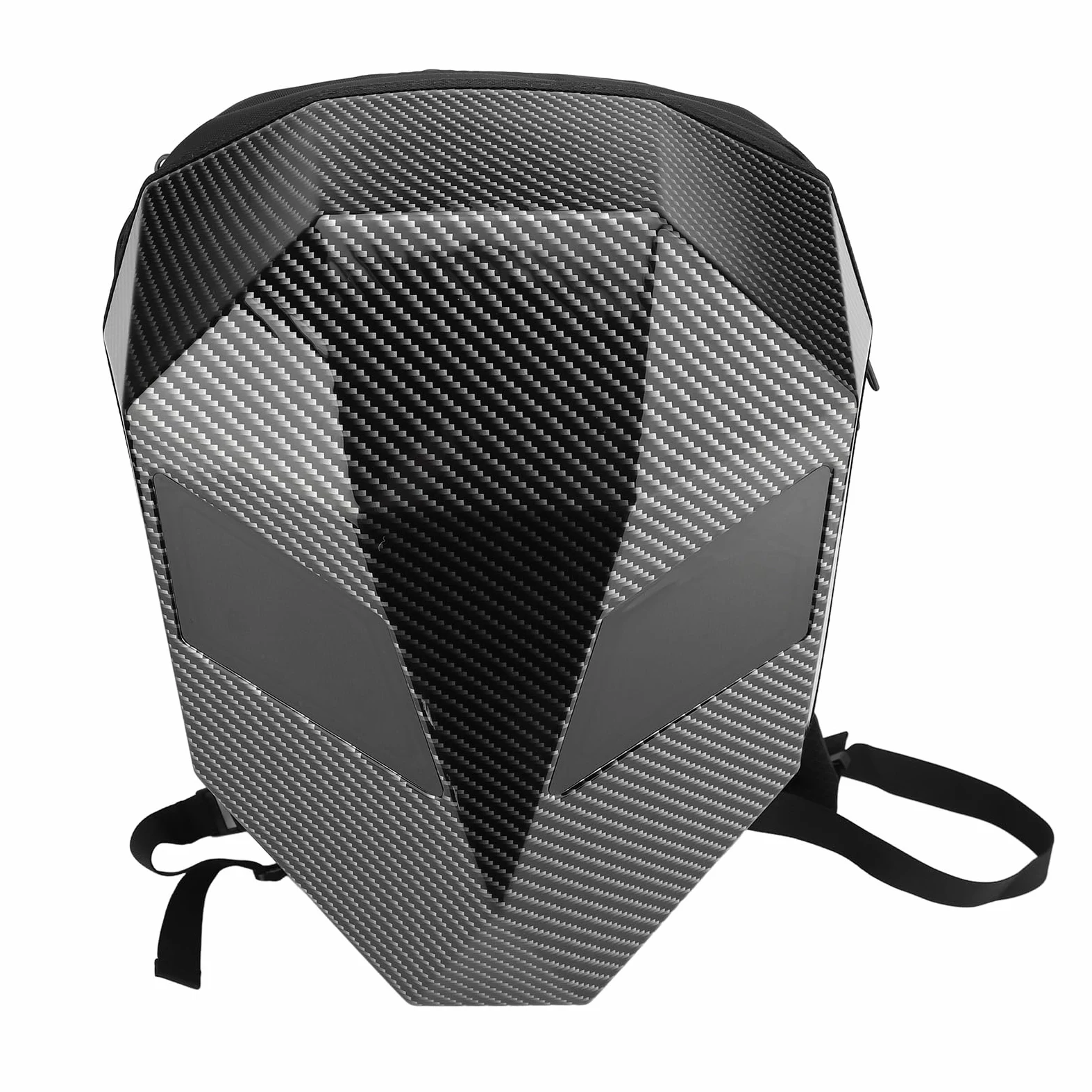 Gugxiom Zaino Knight LED, Zaino da Moto con Guscio Rigido, Zaino LED con Schermo Programmabile, Borsa per Laptop Impermeabile con Controllo APP Mobile