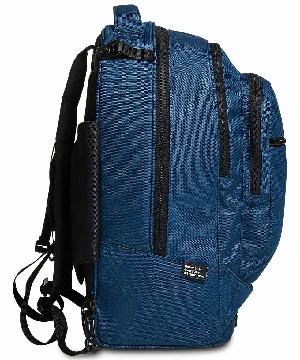 Invicta Trolley Scuola Sganciabile Plug 3 in 1 Zaino con Carrello Blu