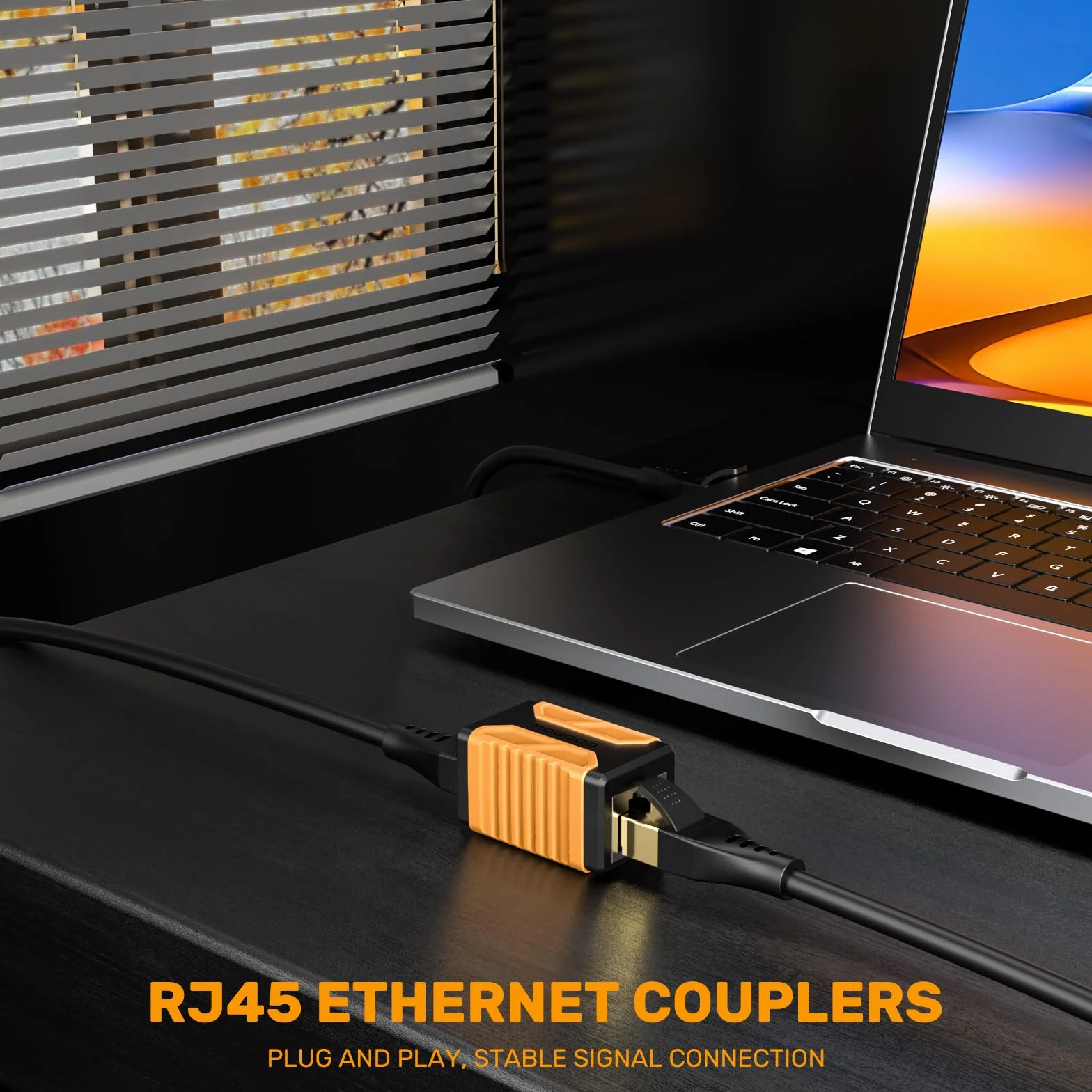 MOGOOD Accoppiatore RJ45 1 Pezzi, Accoppiatore Internet 10Gbps, Adattatore di Estensione del Cavo Ethernet, Connettore Ethernet da Femmina a Femmina Compatibile con Cat7, Cat6, Cat5e, Cat5
