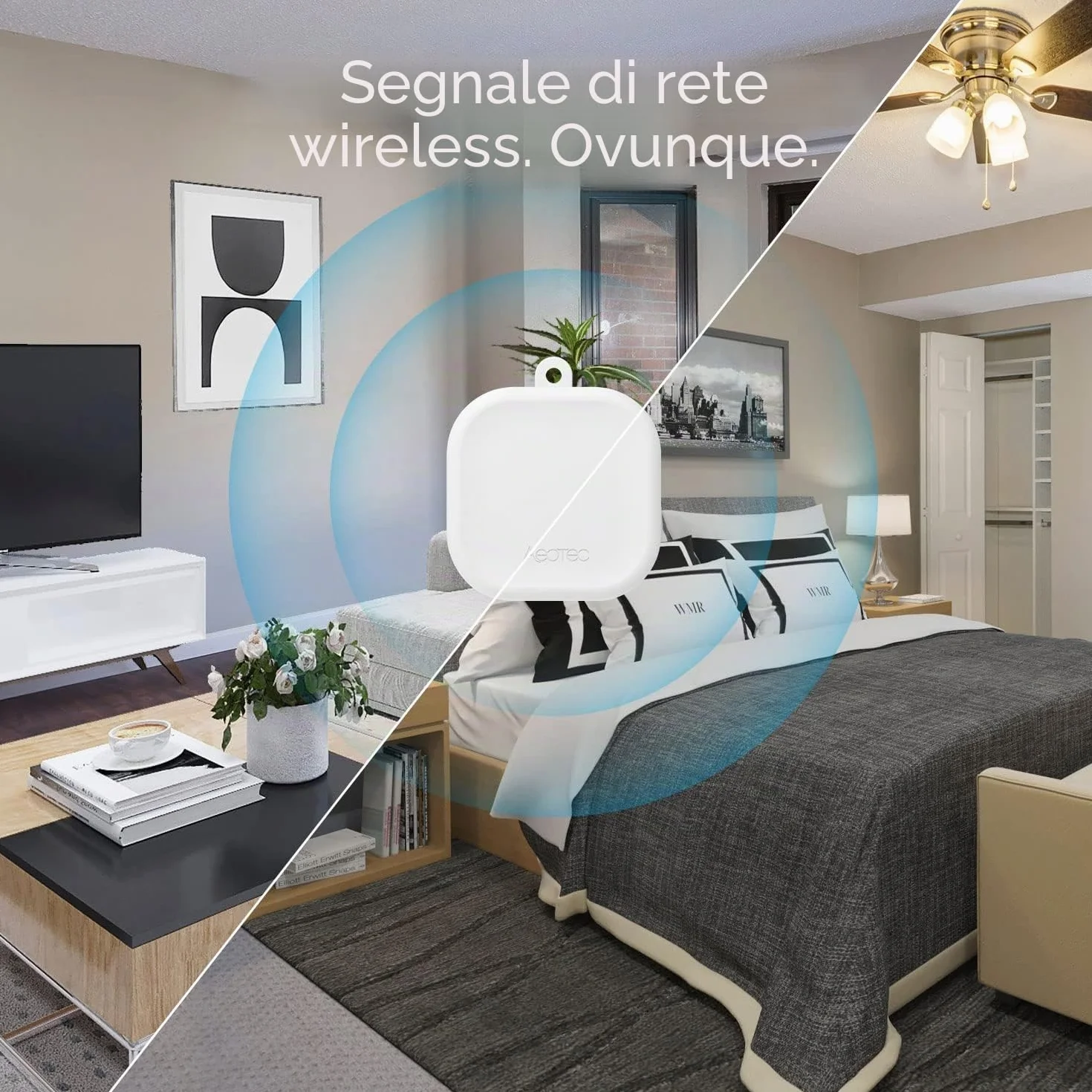 Aeotec Range Extender Zi | Ripetitore Zigbee | Aumento della portata | Zigbee | Compatibile con Homey, SmartThings, Home Assistant | AEOZZGA001