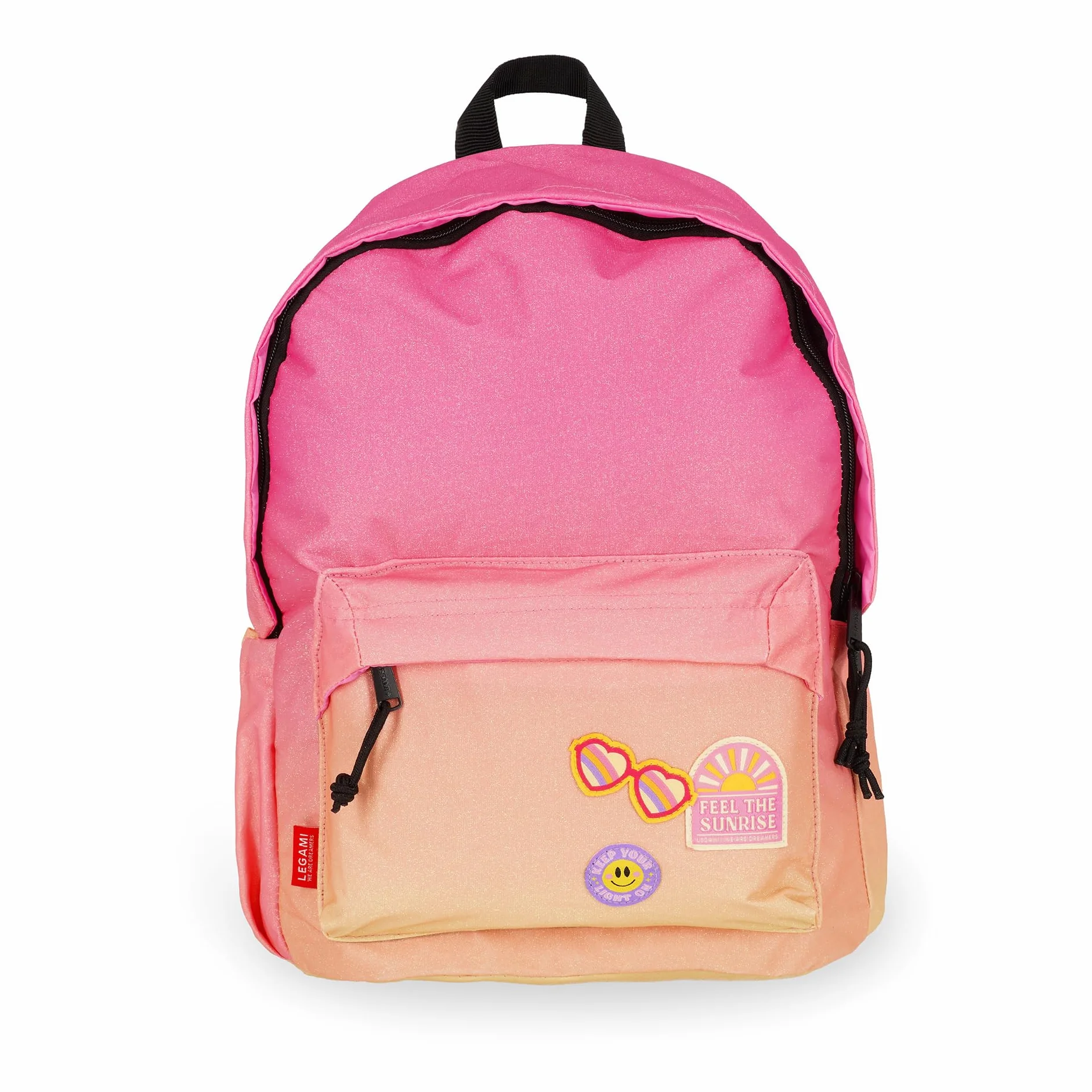 Legami - Zaino Per Scuola My Backpack, Cartella Scuola Foderata, Regolabile, Chiusura a Zip, Scomparto Interno per Laptop e Tablet, Tasca Laterale, Utilizzabile per viaggiare, 30 x 40 x 18 cm