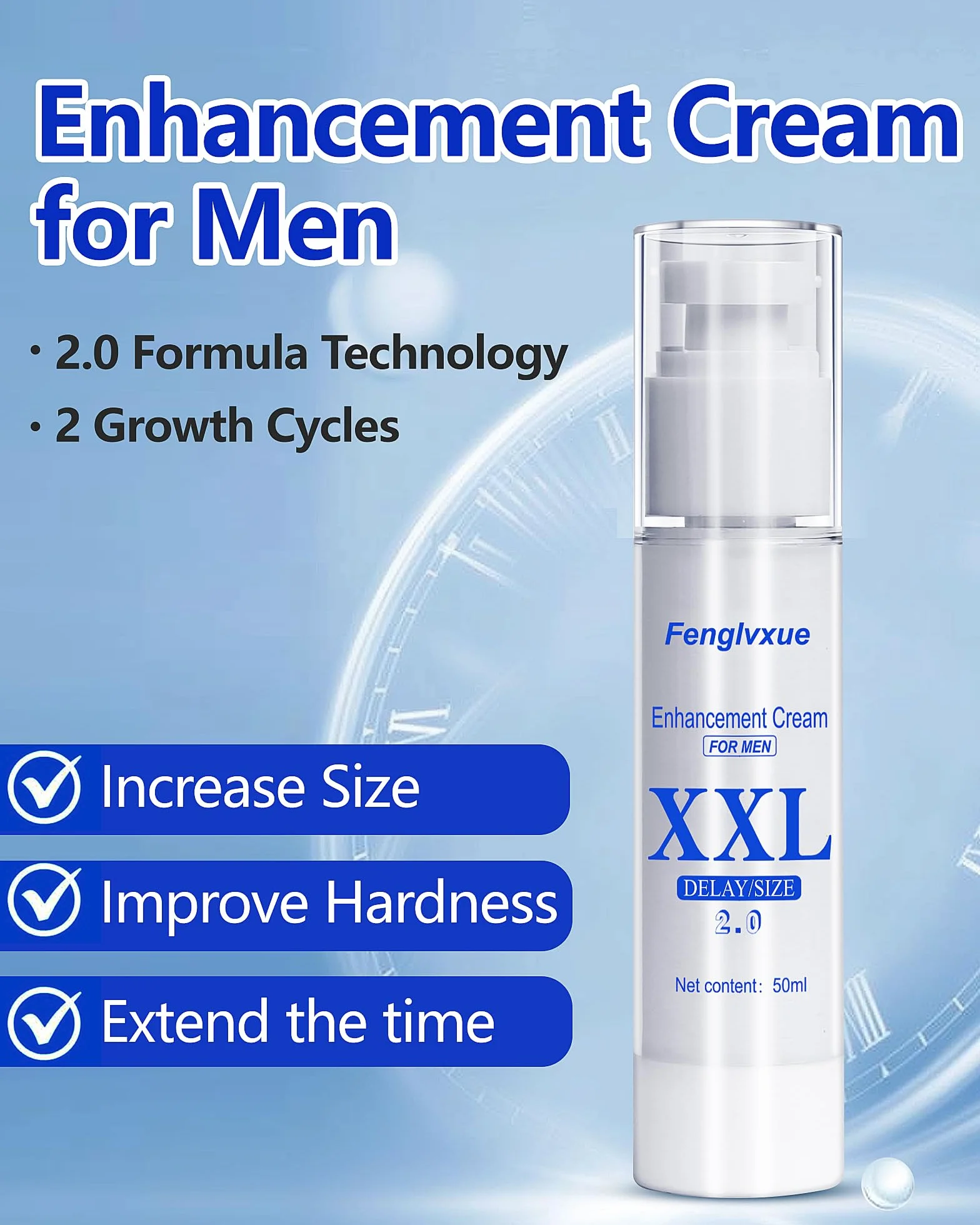 Crema per l'ingrandimento maschile 50ML