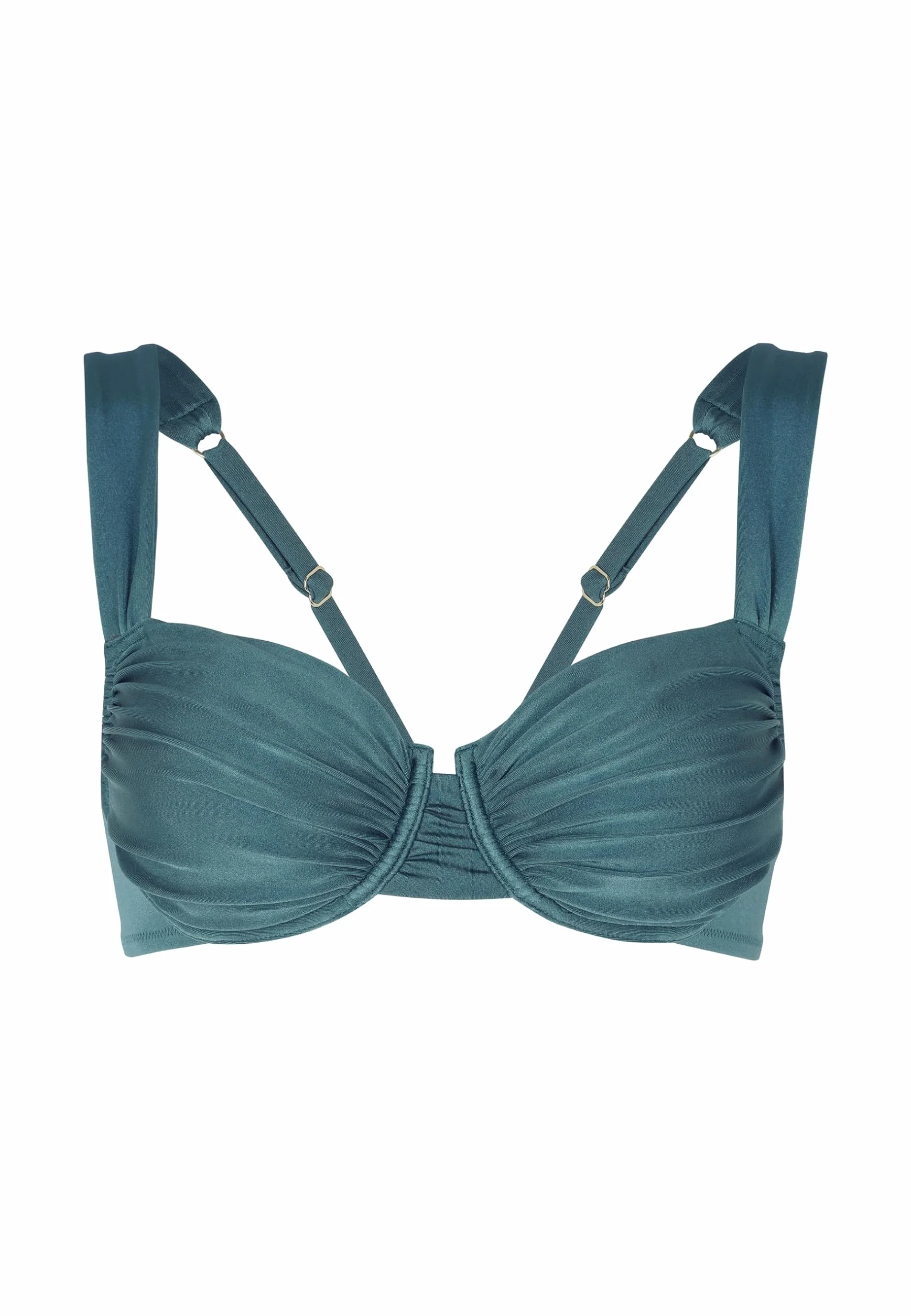 Lovable Reggiseno Balconcino con Ferretto Coppa F Verde Mediterraneo 38C