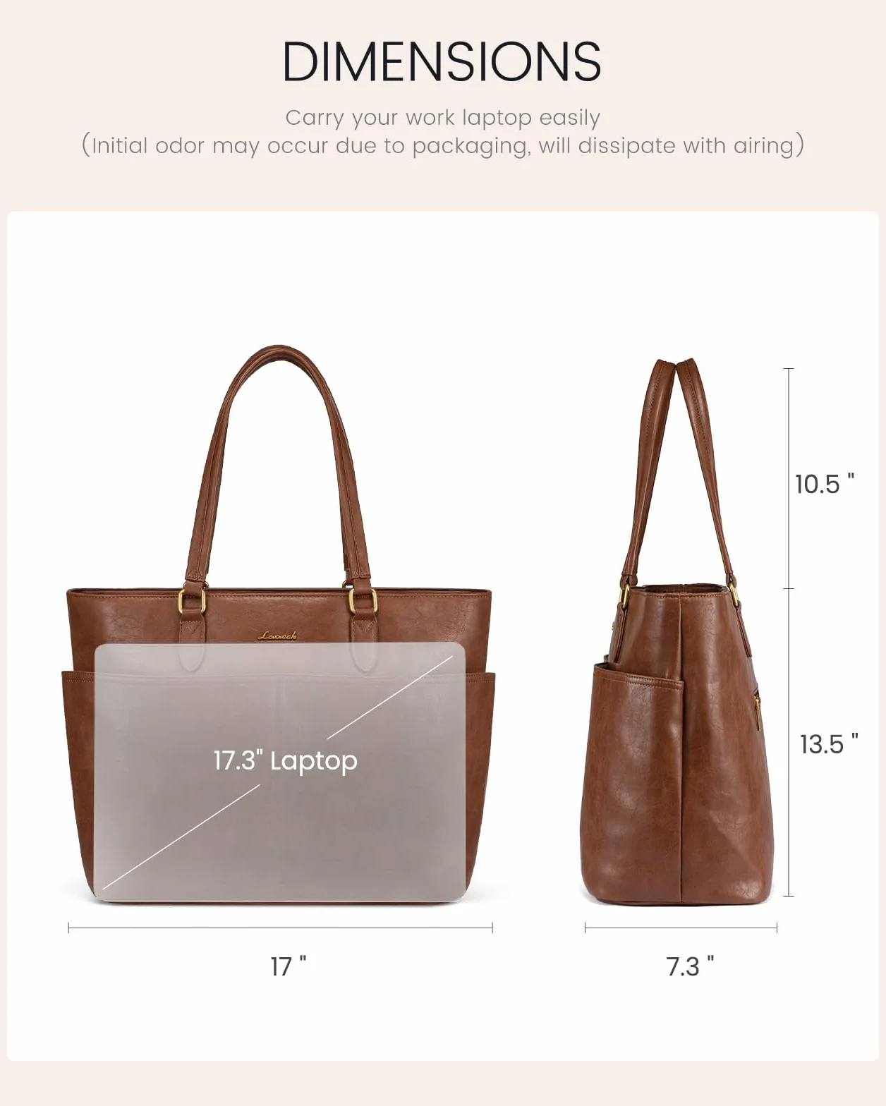 LOVEVOOK Borsa Donna Tote Grande Elegante Porta PC Shopping Università Ufficio Lavoro Tracolla Spesa Giornaliera Capiente Resistente per Lavoro, Studio e Ufficio