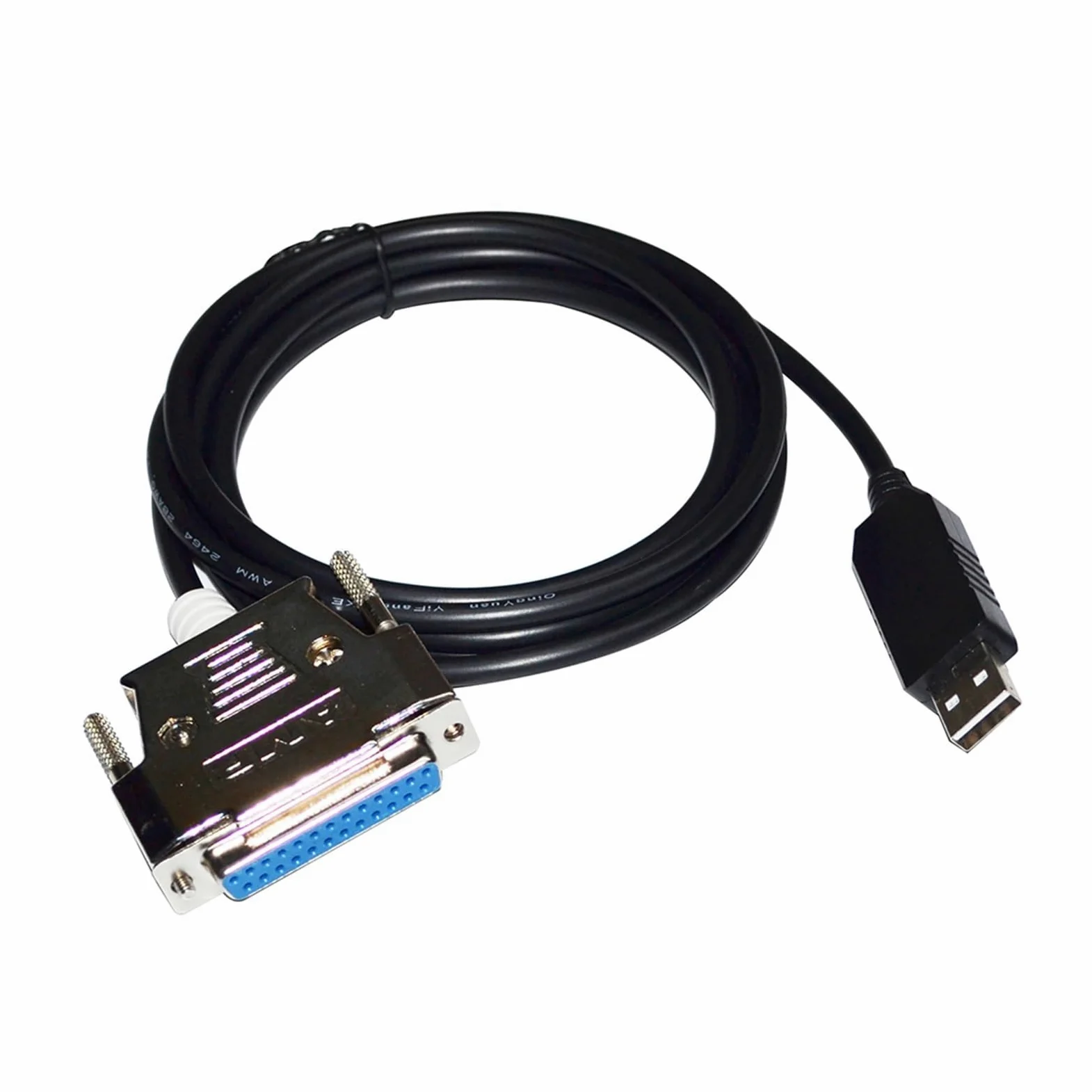 FT232RL CHIP USB RS232 a D-SUB 25P DB25 femmina/maschio, cavo di comunicazione seriale adatto per Explorer a PC (3 m, USB a DB25 maschio)