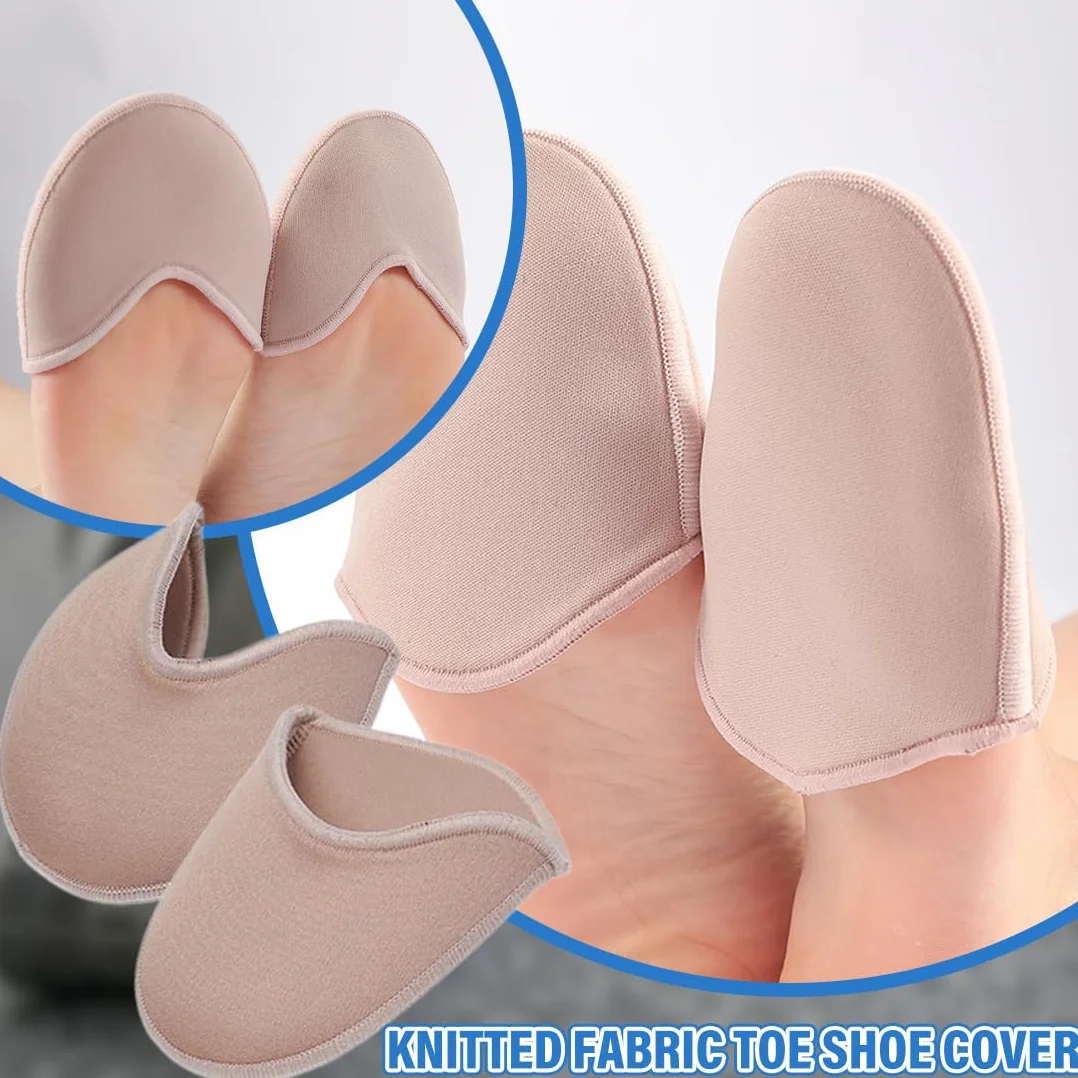 Proteggi Dita Piedi, Copri Punta in Tessuto per Scarpe, Cuscinetti Morbidi per Donne e Ragazze