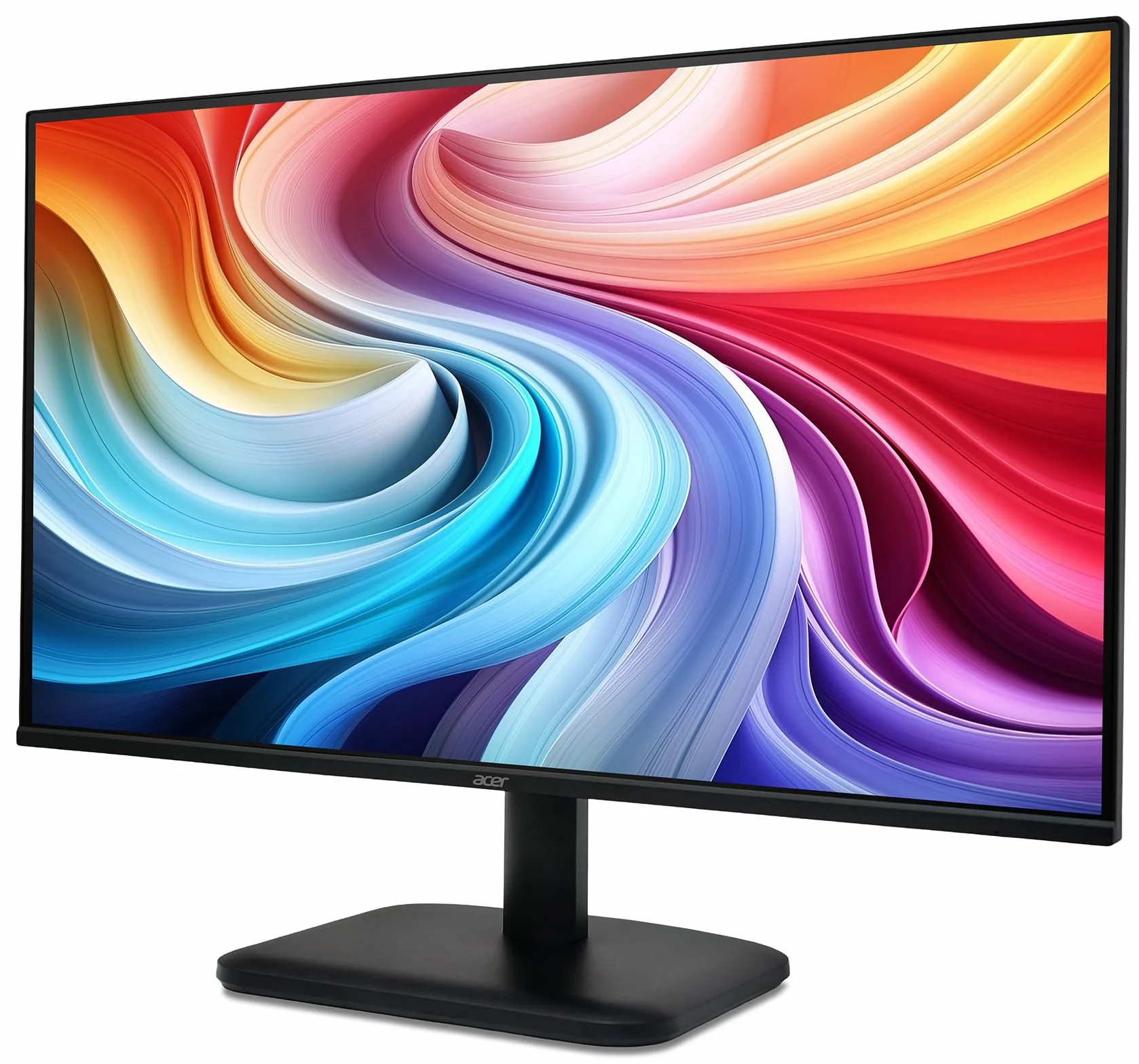 acer EK271Gbif Monitor PC 27", Display IPS Full HD, 120 Hz, 1ms (VRB), 16:9, AdaptiveSync, VGA, HDMI 1.4, Lum 250 nits, Schermo PC con Contrasto 100M:1, ZeroFrame, Cavo HDMI Incluso, Nero