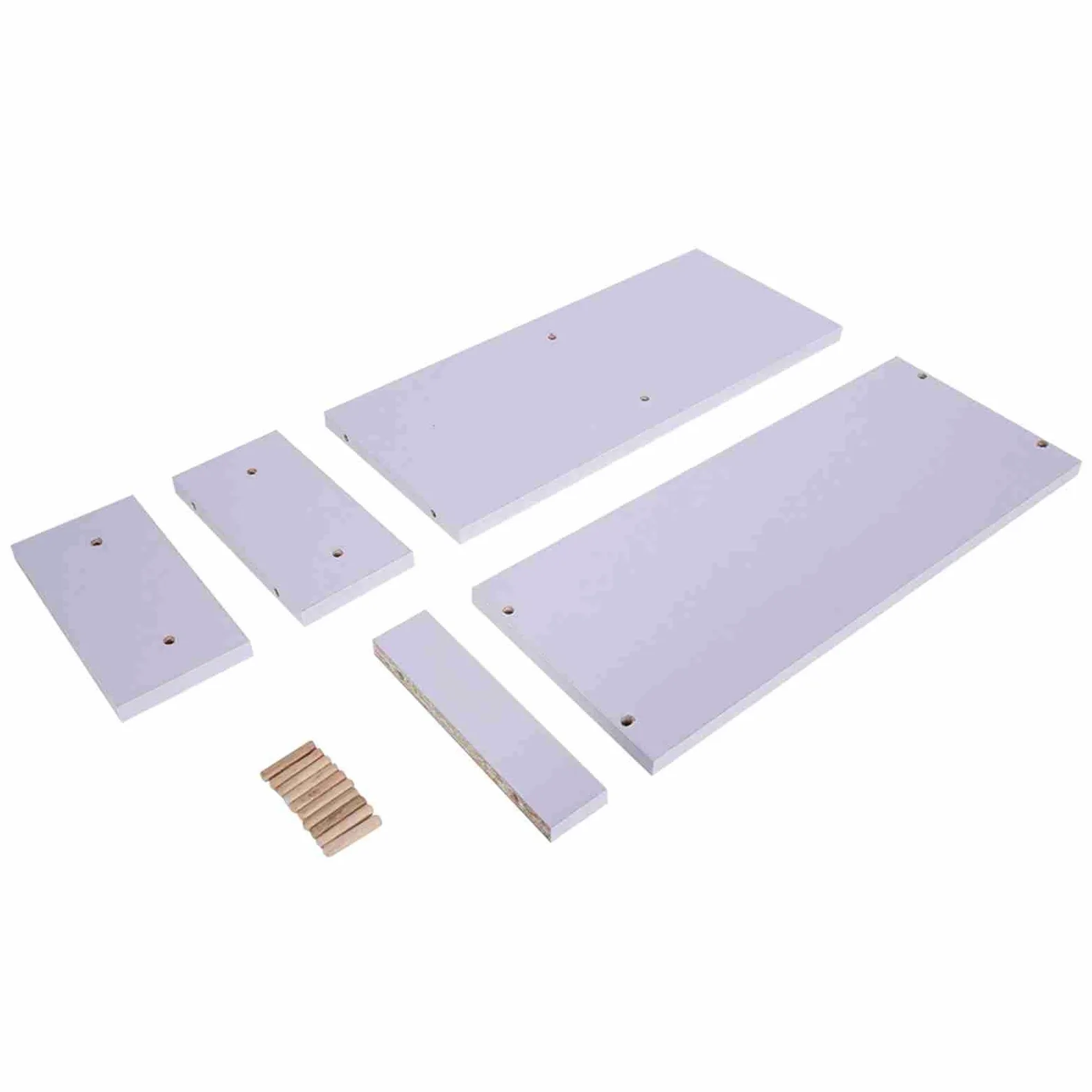 Supporto per Monitor in Legno Ecologico, Rialzo Scrivania, per | Robusto, poco ingombrante, adatto per l\'home office, mini ripiano per accessori