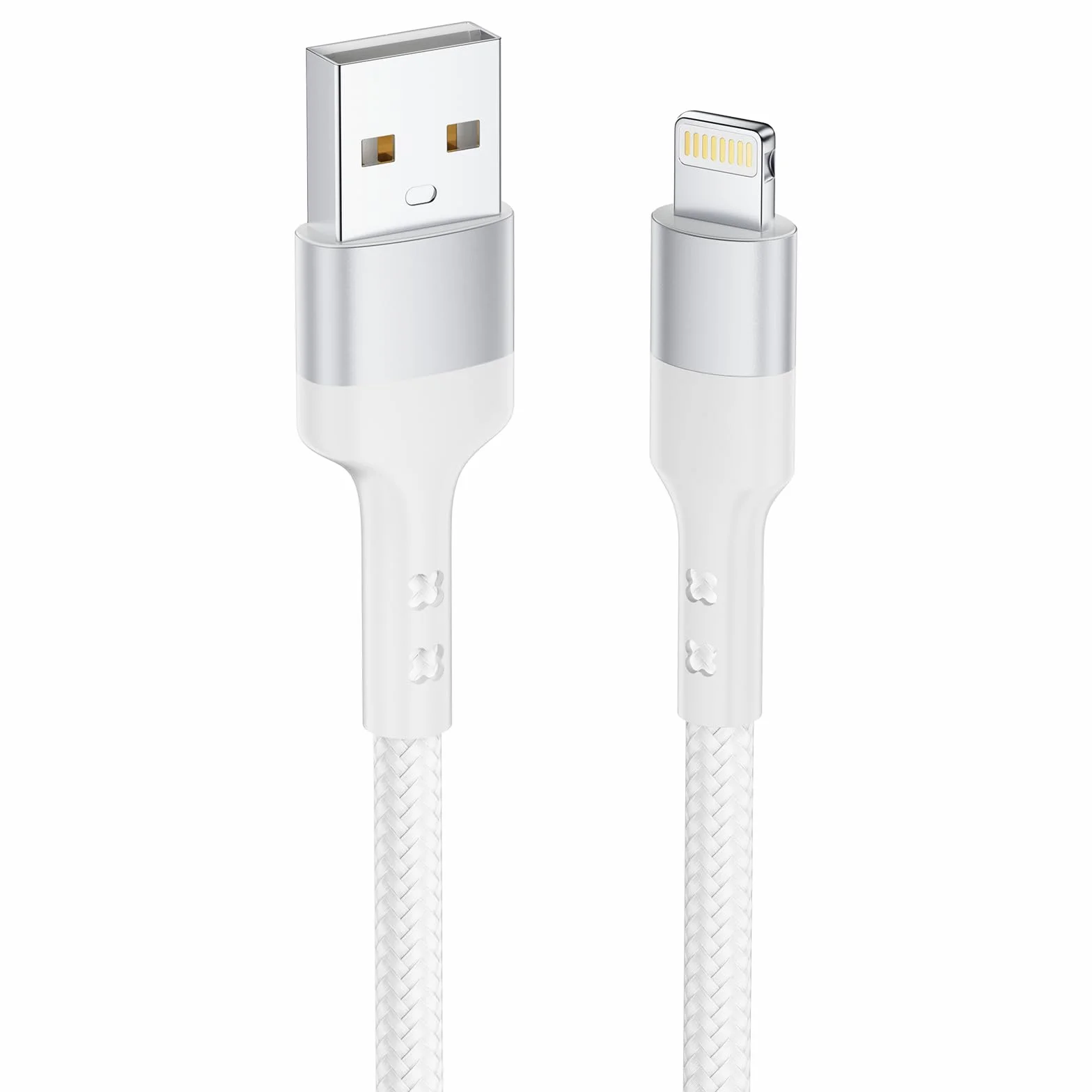 Cavo Lightning USB MFi 2M Caricatore iPhone Ricarica Rapida Nylon per iPhone 14 13 12 11 Pro Max Mini XS XR X 8 7 6 6s Plus SE iPad
