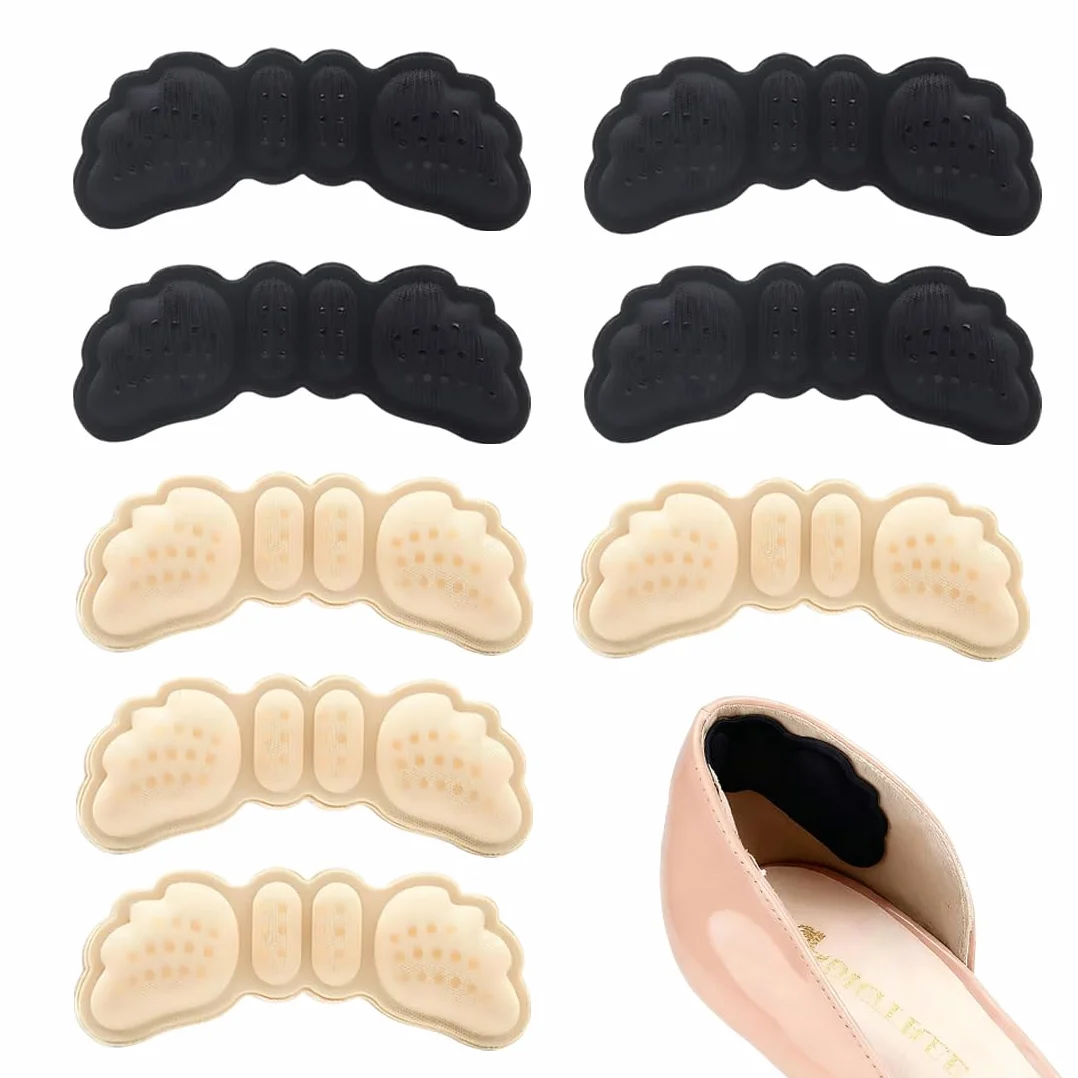 Cuscinetti Per Tallone 8 Paia, Protezione Scarpe Grandi, Schiuma Viscoelastica, Antiscivolo Contro Vesciche, Inserto Comodo