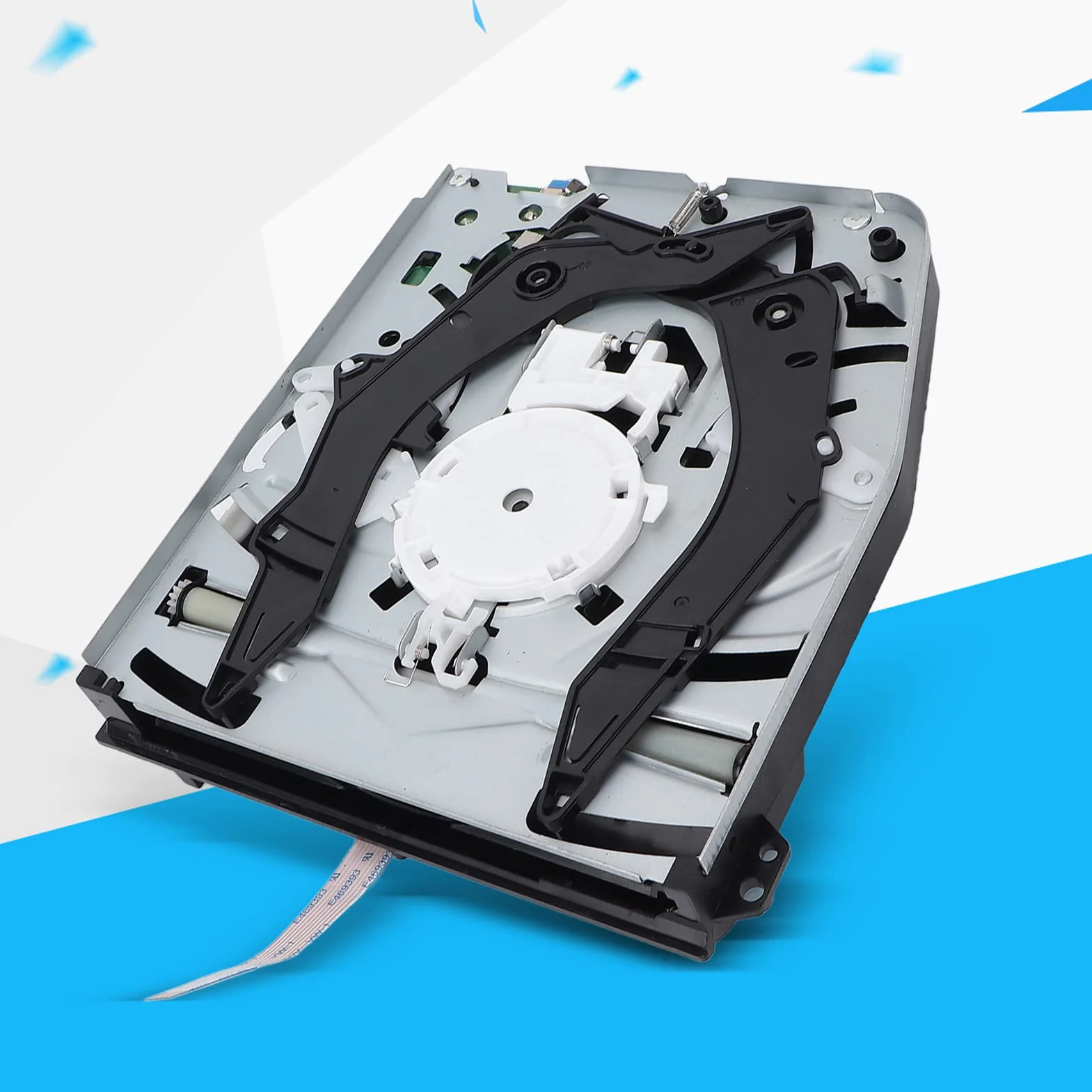 Yctze per PS4 Slim Blu Ray Disc Drive, unità Ottica Interna Ultra Sottile, unità Disco Ottico Sostitutiva per Console di Gioco, Supporto Luce Blu, Monoculare