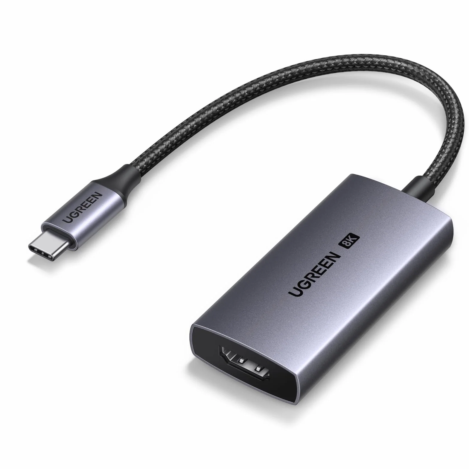 UGREEN Adattatore da USB C a HDMI Femmina 8K 60Hz 48Gbps Compatibile con iPhone 17 Pro Max Air iPhone 16 Plus Pro Max MacBook M4 M3 iPad Air Galaxy S25 S24 Ultra Cavo Tipo C HDMI2.1 Thunderbolt 4 3