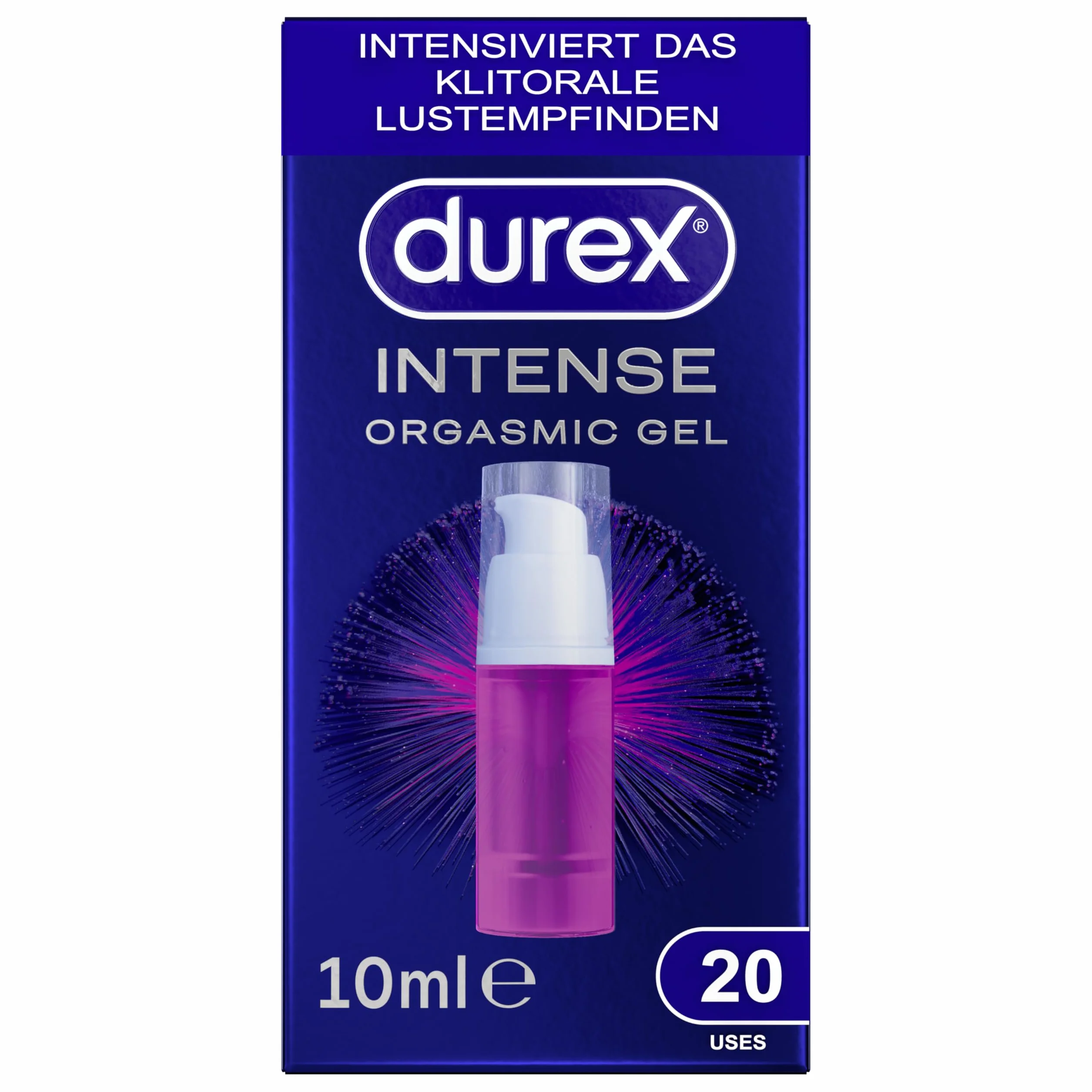 Durex Intense Orgasmic Gel, Stimulations Gel per la Donna, 10 ml