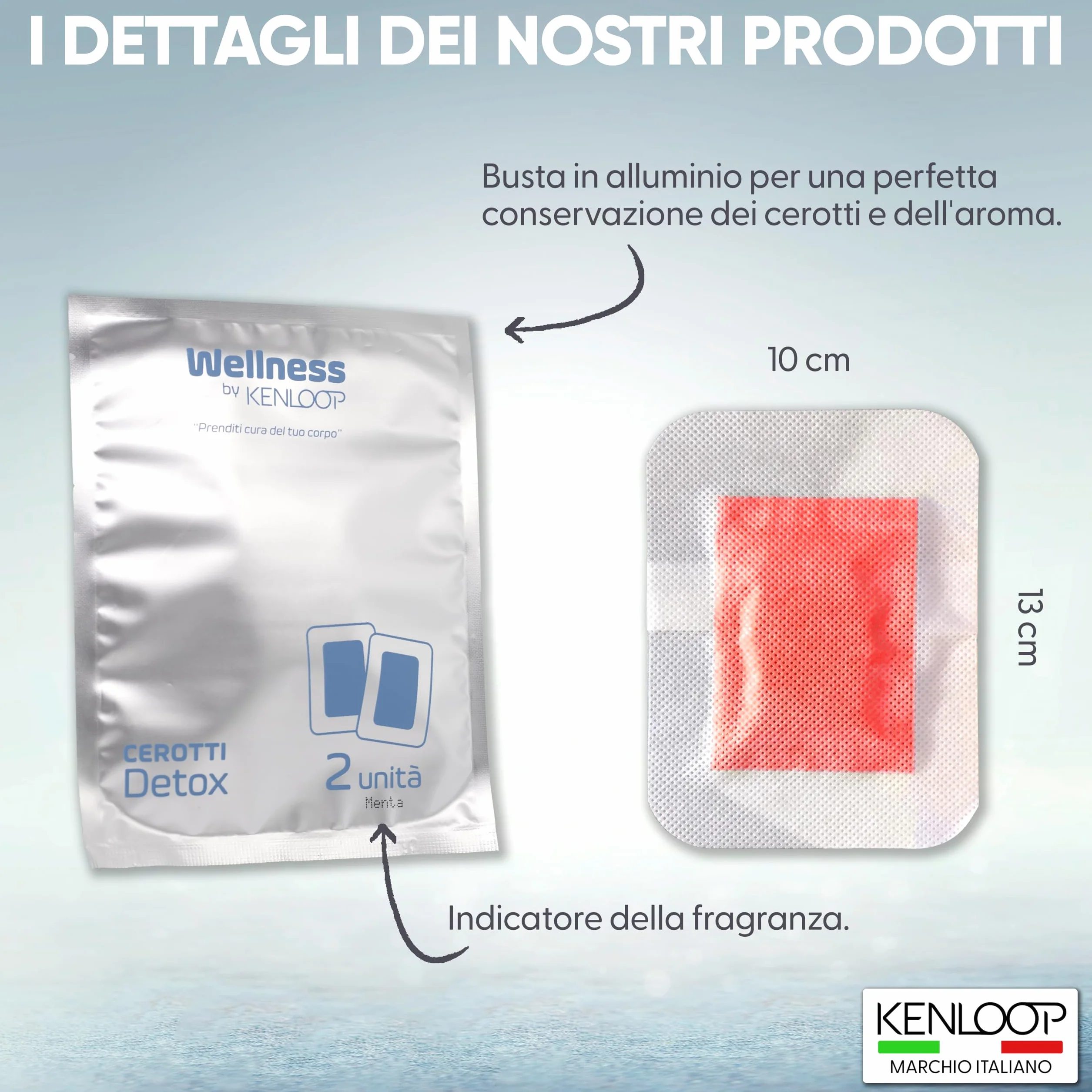 KENLOOP® Cerotti Detox Piedi con Sale Rosa Himalaya e Aceto di Bambù, Ingredienti Naturali, Rilassanti per Dormire Meglio