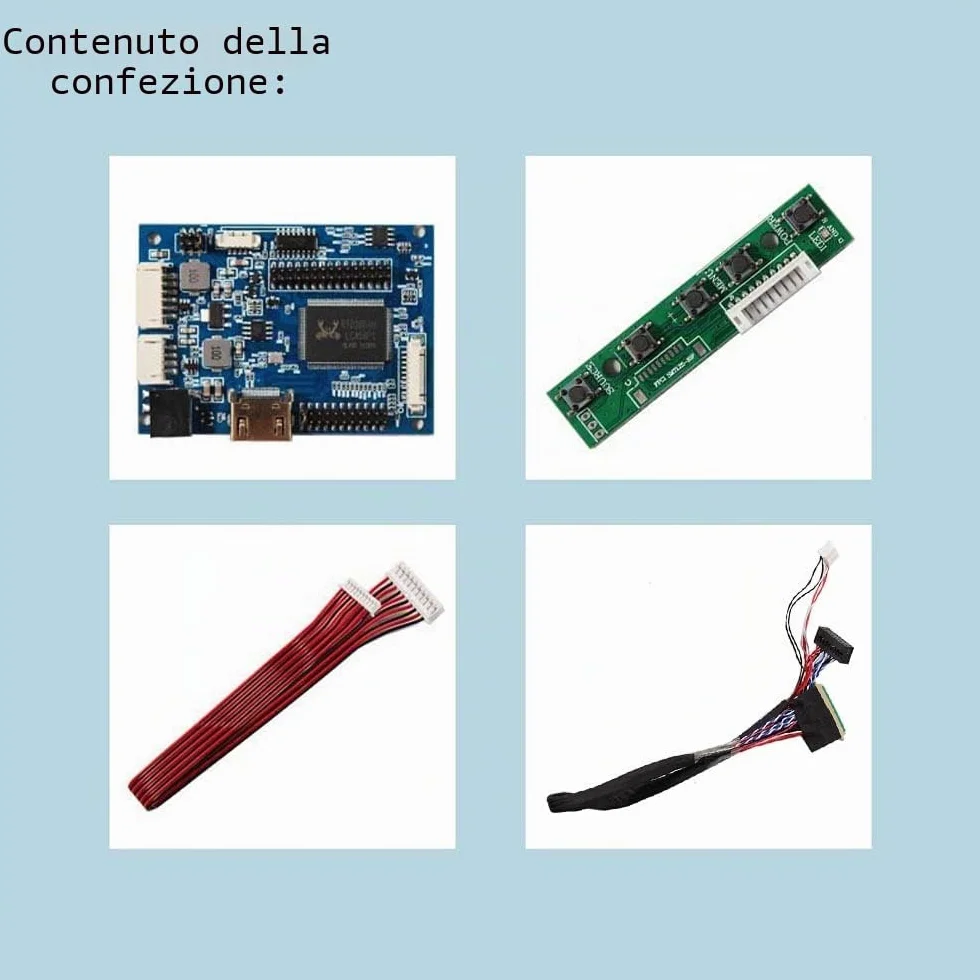VSDISPLAY Controller Board per 14" 15.6" N140BGE-L43 B140XW01 LP140WH4 B156XW02 V2 V6 B156XTN02.1 Pannello LCD 1366x768 LED 40Pin LVDs