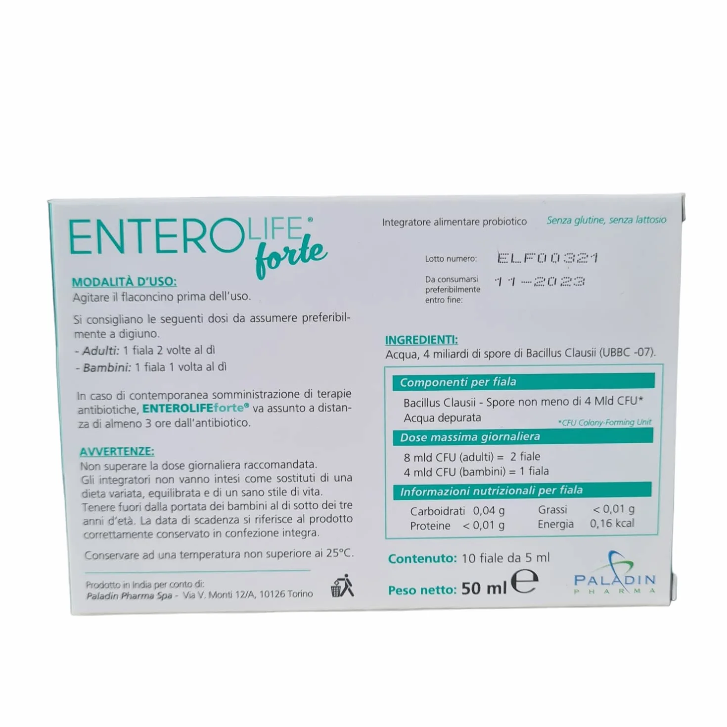 4 Miliardi 10 Fialoidi 50 ml