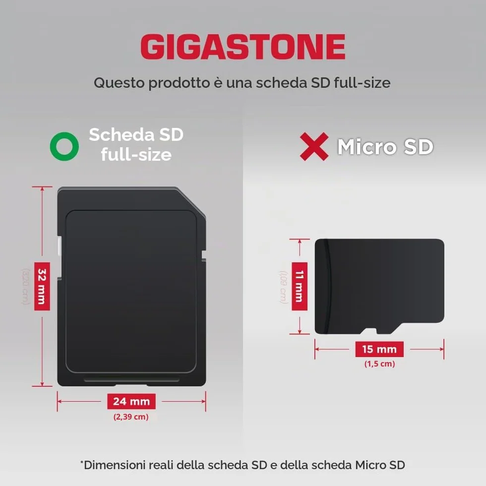 [5 anni di recupero dati gratuito] GIGASTONE scheda di memoria da 128 GB serie 4K Pro, velocità fino a 100 MB/s, compatibile con videocamere Canon, Nikon, Sony, A1 V30 UHS-I