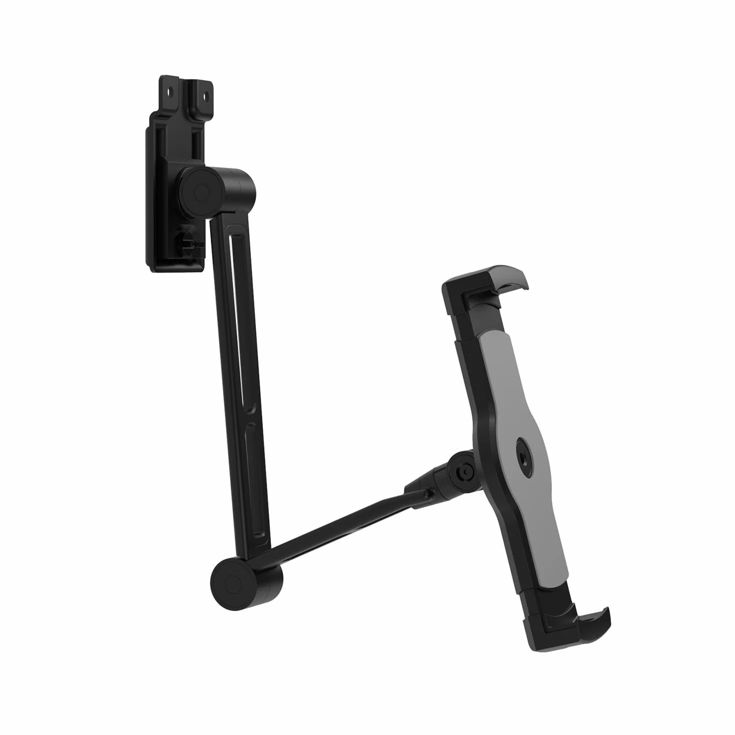 AUNA Connect SoundChef - Supporto per tablet, Supporto per Smartphone, Piastra di supporto, 13-22 cm, Alluminio, 5 giunti, Staffa da 35cm, compatibile con Radio Connect Soundchef, Nero