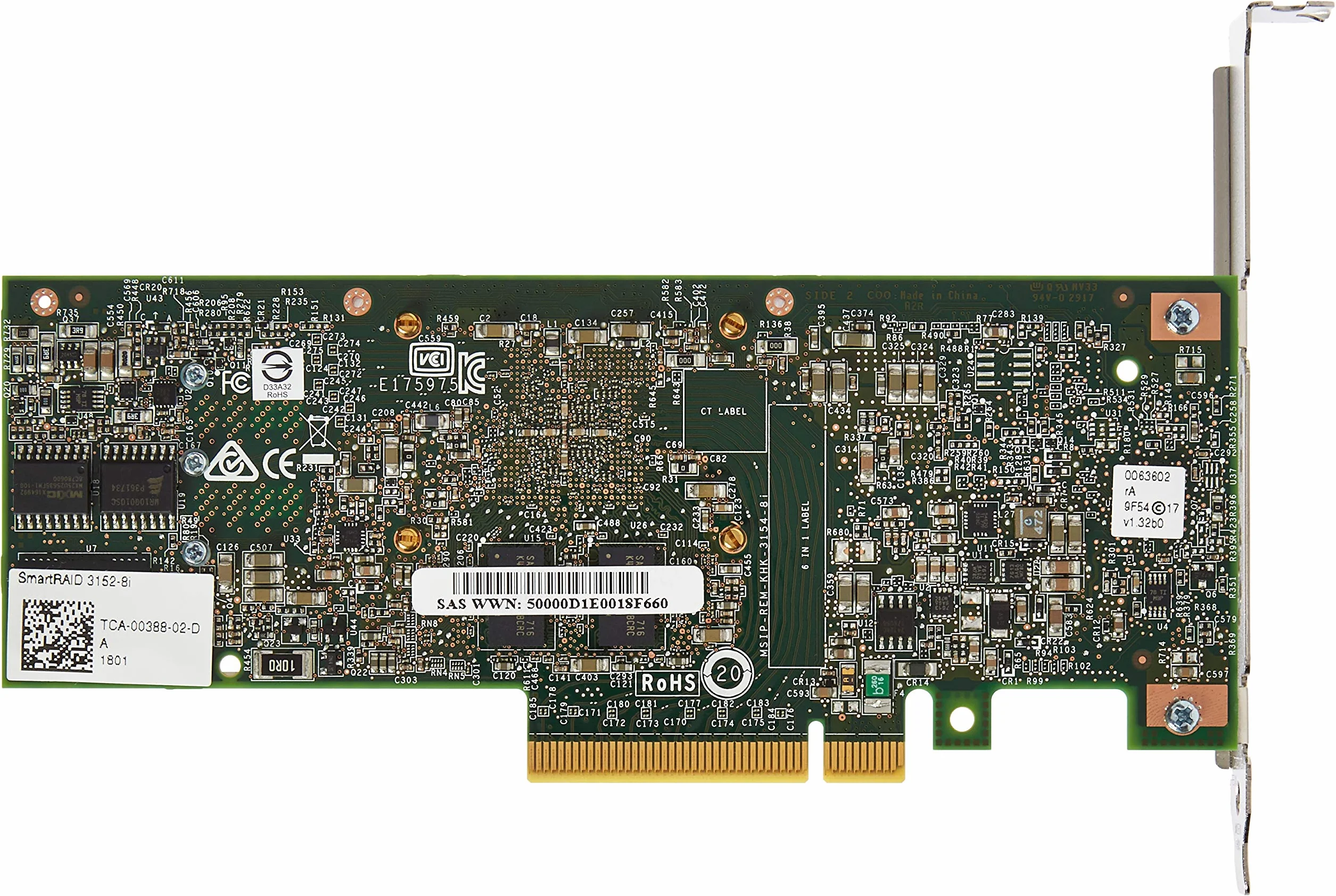 Microsemi SmartRAID 3152-8i controller RAID PCI Express x8 3.0 12 Gbit/s