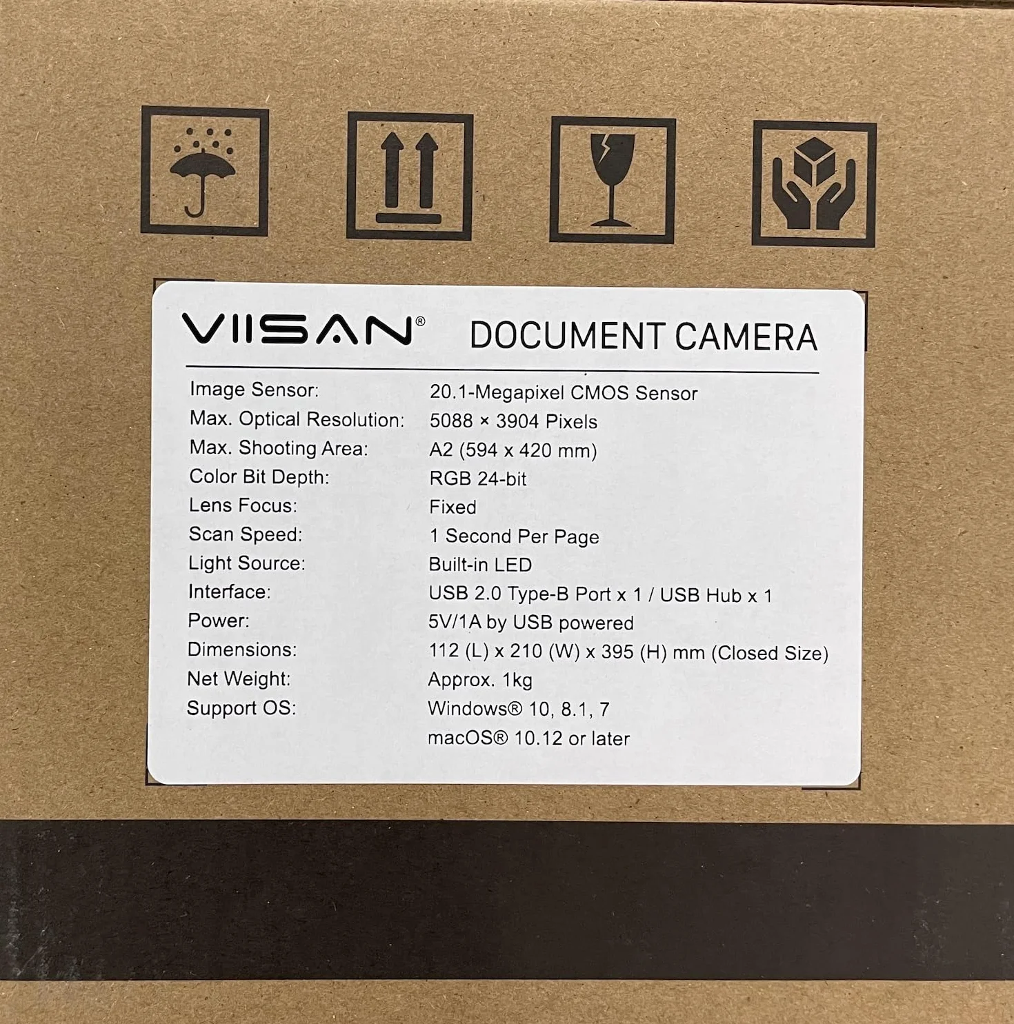 Viisan S21 skaner do książek A2 21MP OCR Windows Mac