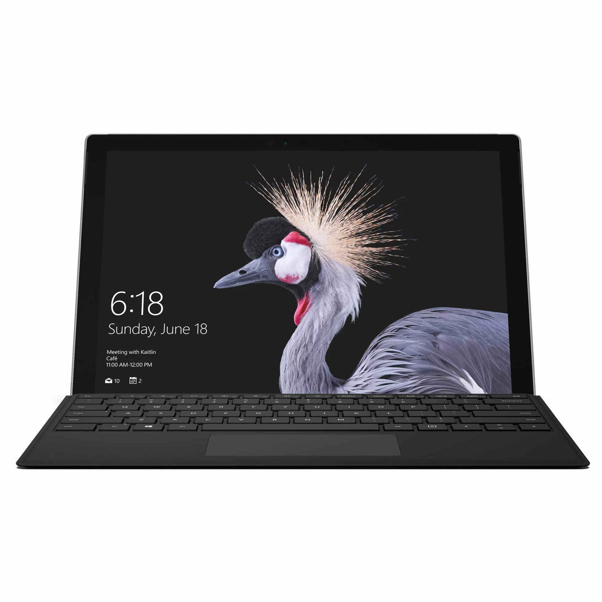 Microsoft Surface Pro Type Cover QWERTY Italiano Nero per Surface Pro 4-7 Ricondizionato