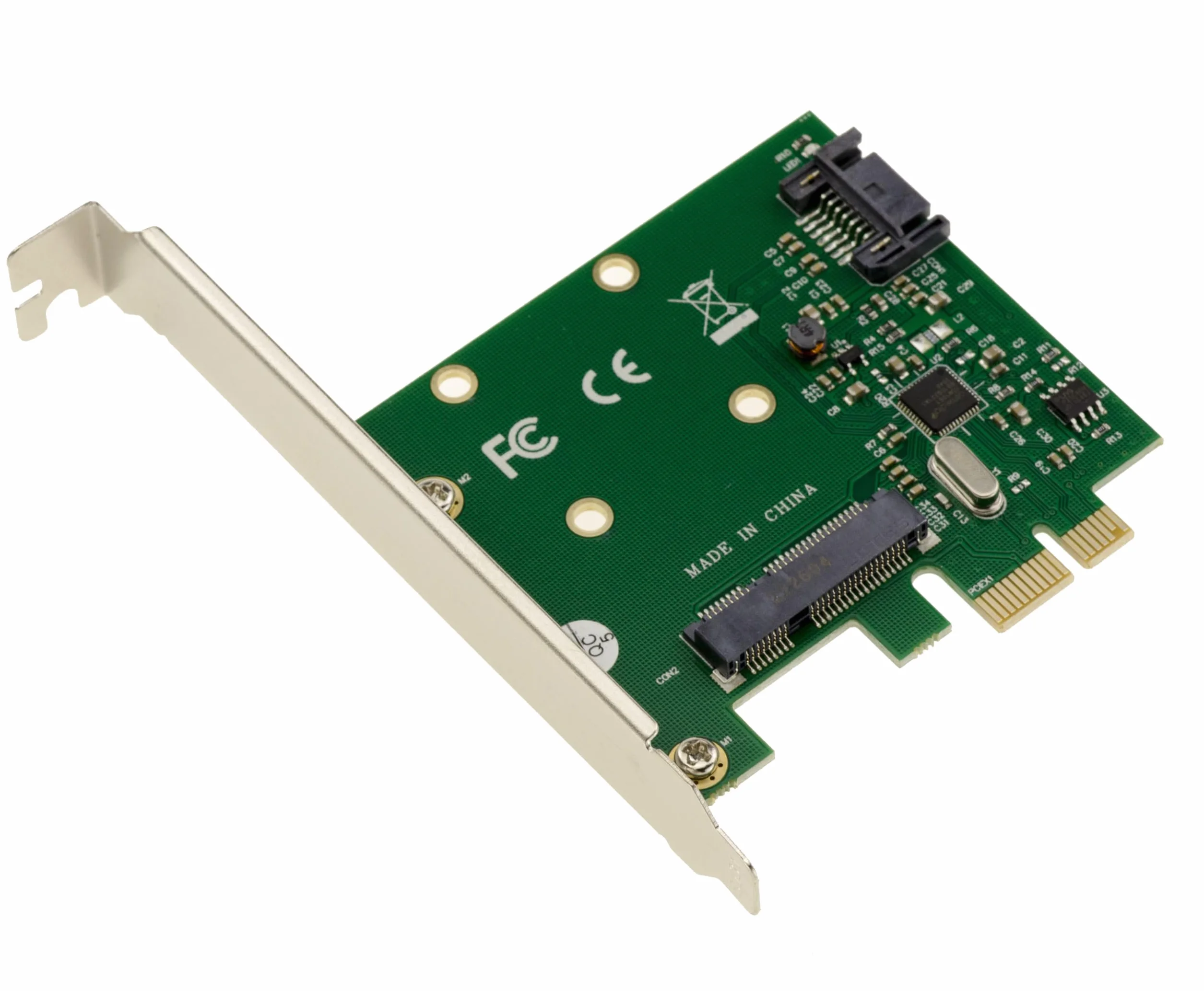 KALEA-INFORMATIQUE Scheda controller PCIe mSATA + SATA - interfaccia SATA 3.0 / 6GB