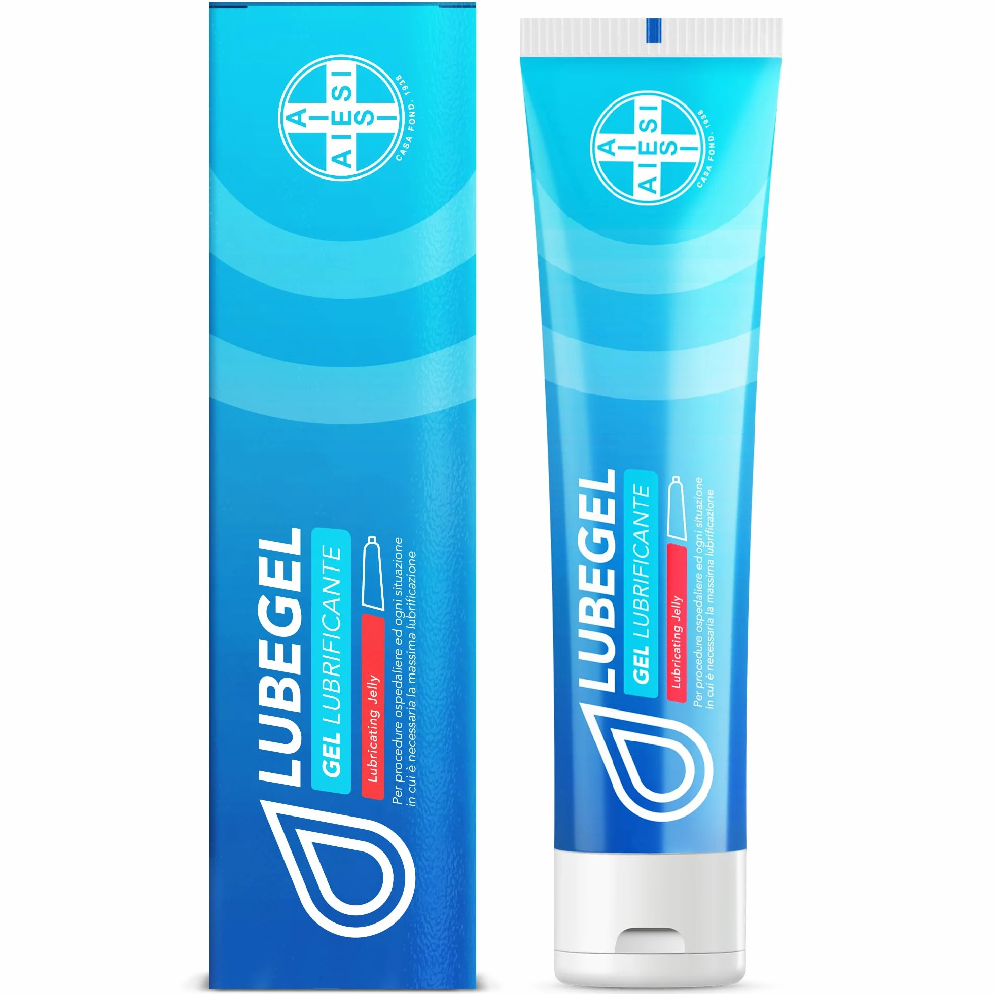LUBEGEL AIESI Gel Lubrificante sterile 82 grammi per cateteri e procedure ospedaliere