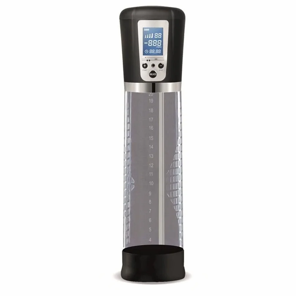 ELETTRO SVILUPPATORE A POMPA A VUOTO PER INGRANDIMENTO PENE MASCHILE CON DISPLAY LED