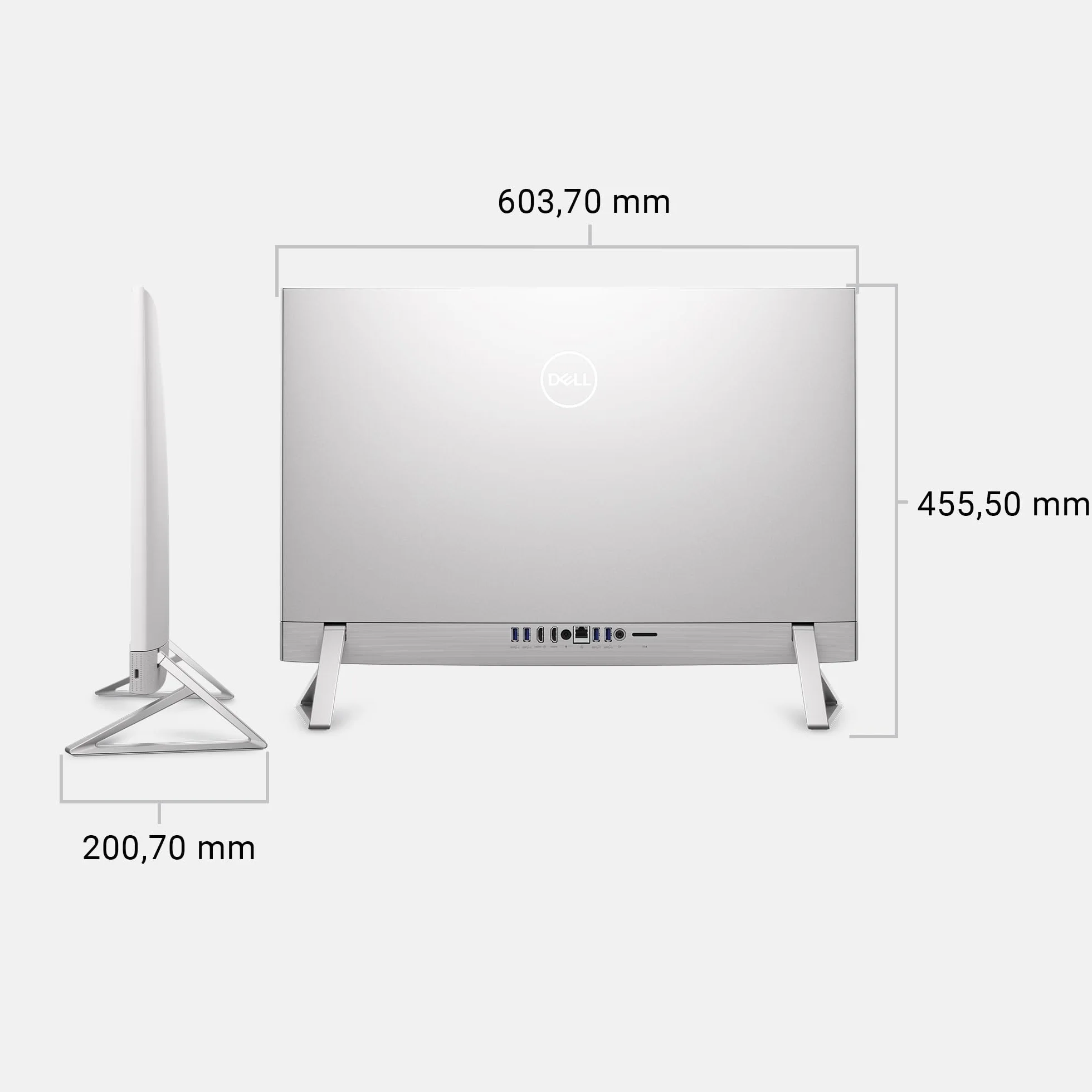 Dell Desktop 27 FHD Display Intel Core 7-150U 16 GB DDR5 RAM 1 TB SSD Intel Graphics Windows 11 Home White